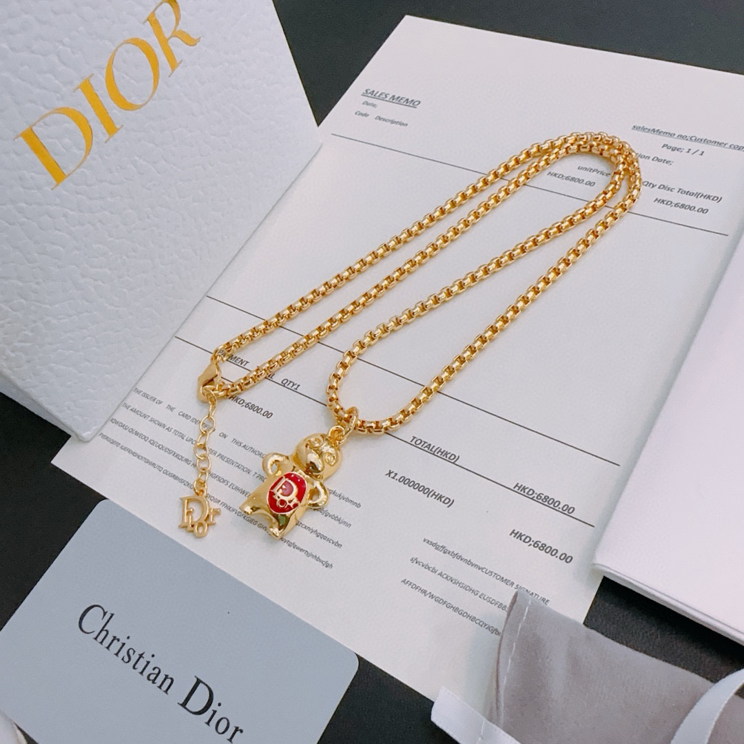 DIOR🔥新款 迪奥项链🇷🇼原单货🇷🇼专柜新款开模复古潮流时尚必备 男女均可佩戴 情侣款同款 摇滚朋克泰