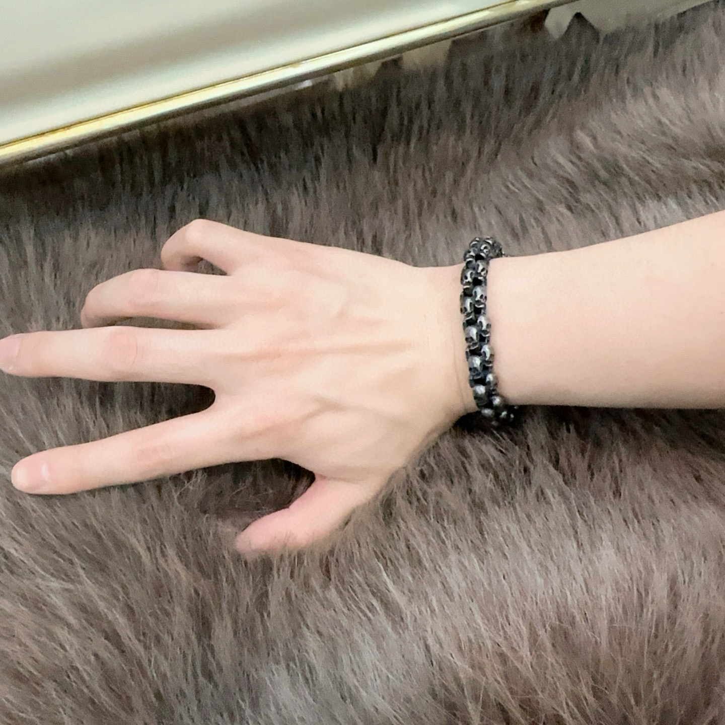 原单货新款Alexander McQueen 亚历山大 麦昆 手链 专柜一致原版定制 骨子里那种叛逆浮夸