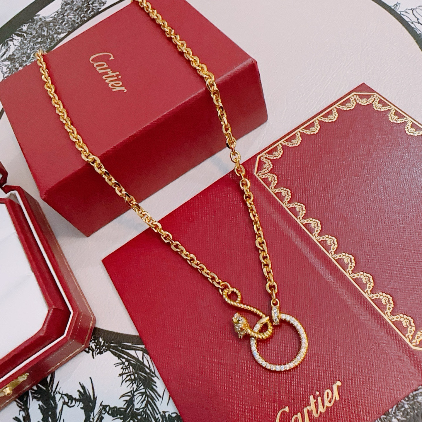 卡地亚 Cartier 高定典藏高定典雅奢华珠宝首饰项链手链戒指 #46938AD8 8