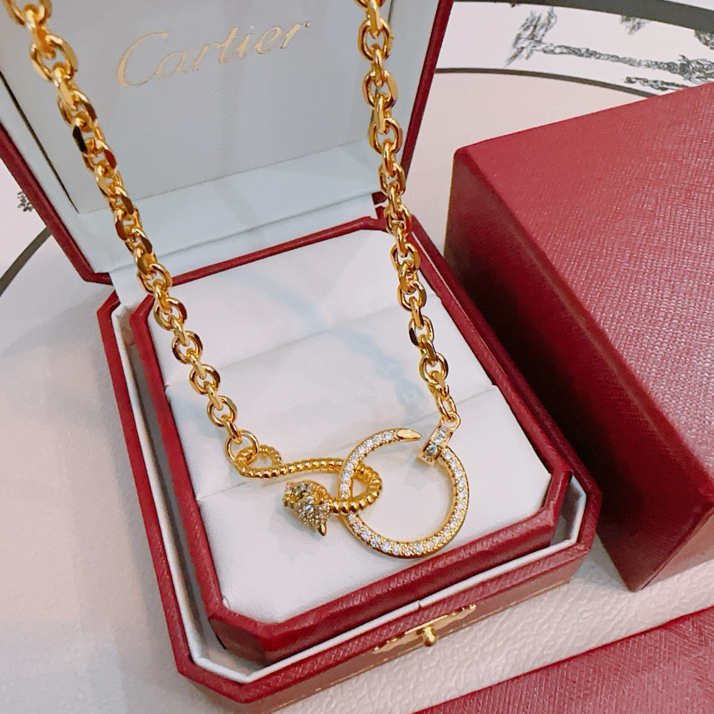 卡地亚 Cartier 高定典藏高定典雅奢华珠宝首饰项链手链戒指 #46938AD8 4