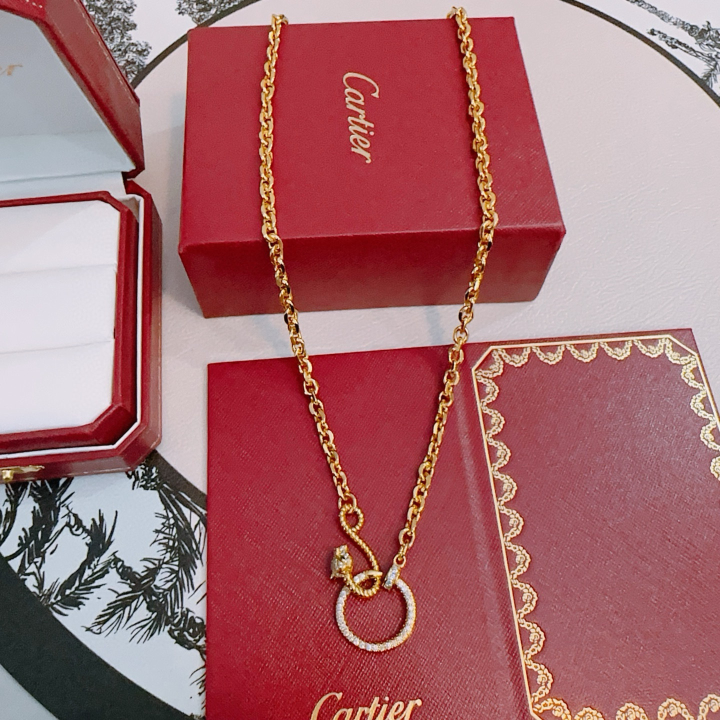 卡地亚 Cartier 高定典藏高定典雅奢华珠宝首饰项链手链戒指 #46938AD8 3