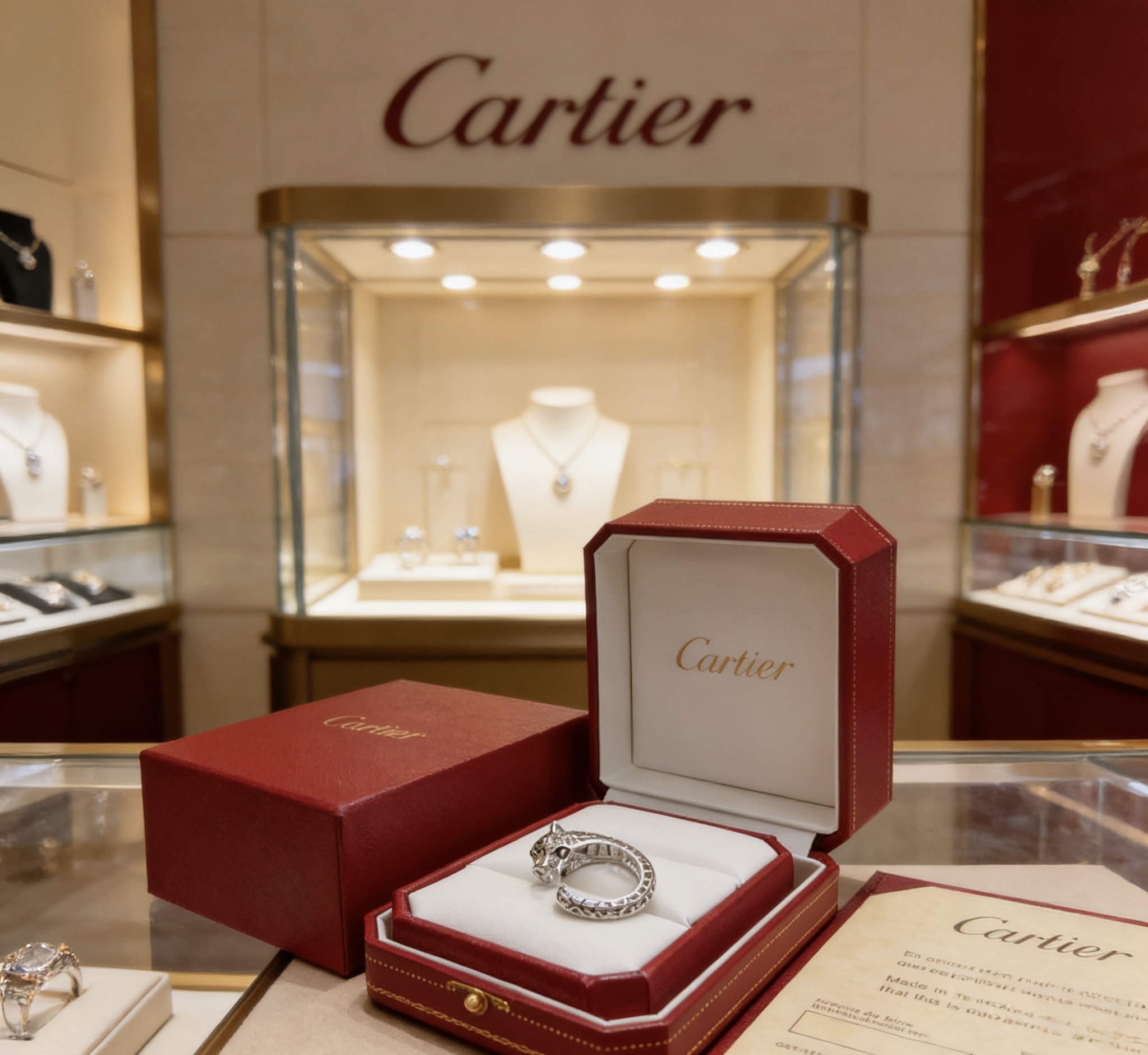 Cartier 卡地亚戒指V金材质系列 品相完美 细节无敌 那种独特的色泽完全无可挑剔 再缀以 指环外形设计