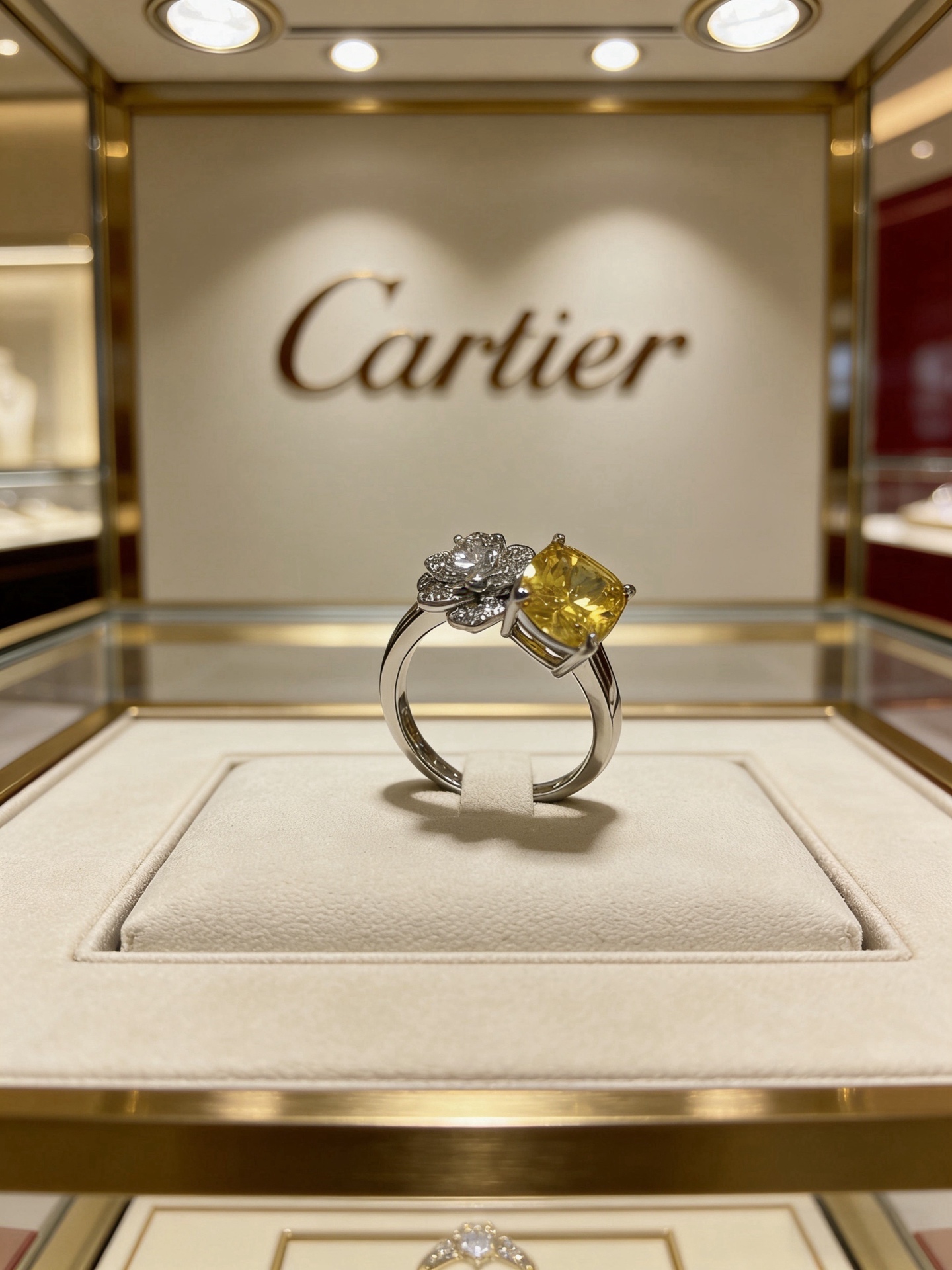 Cartier 卡地亚戒指V金材质系列 品相完美 细节无敌 那种独特的色泽完全无可挑剔 再缀以 指环外形设计