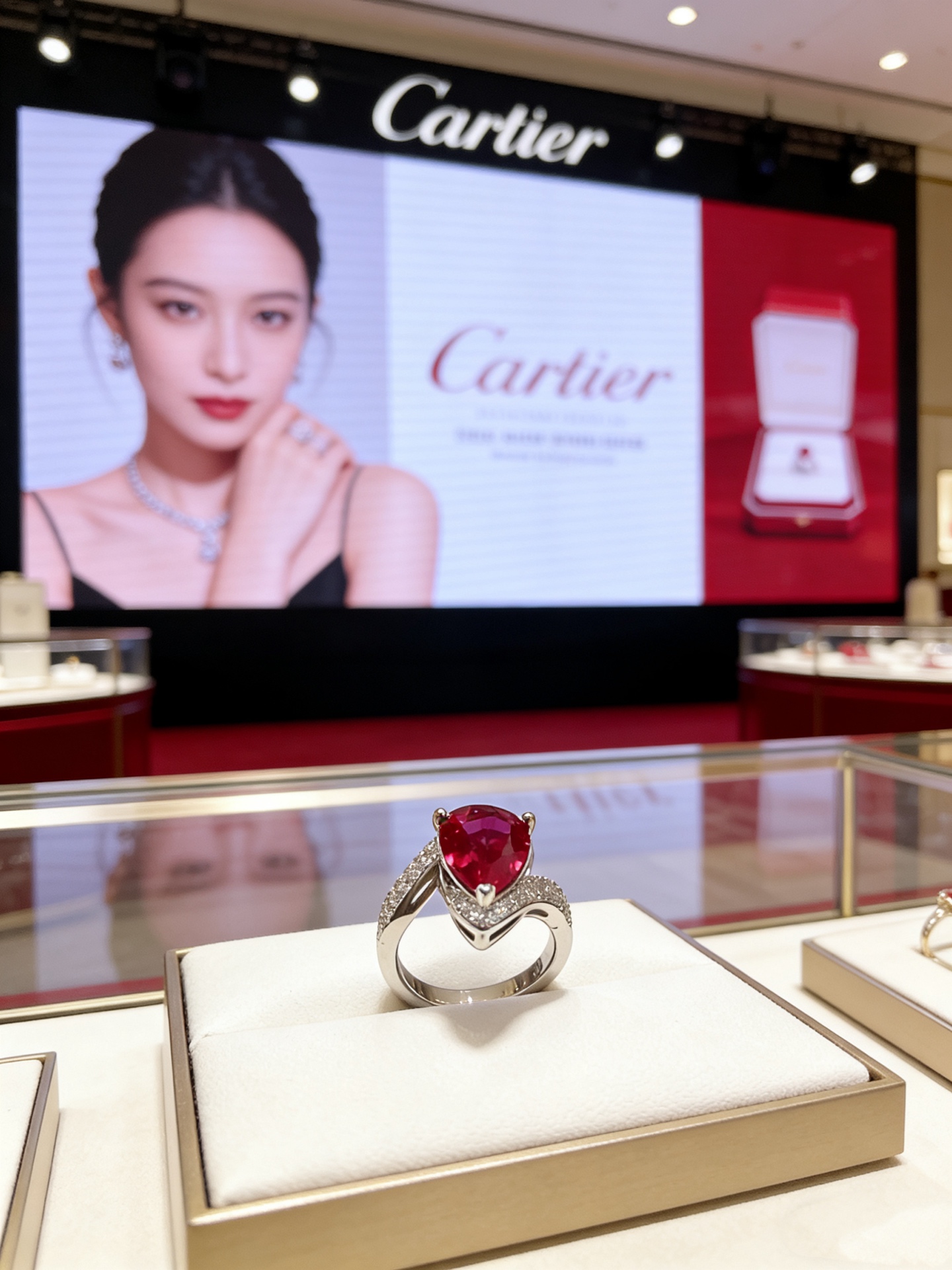 Cartier 卡地亚戒指V金材质系列 品相完美 细节无敌 那种独特的色泽完全无可挑剔 再缀以 指环外形设计