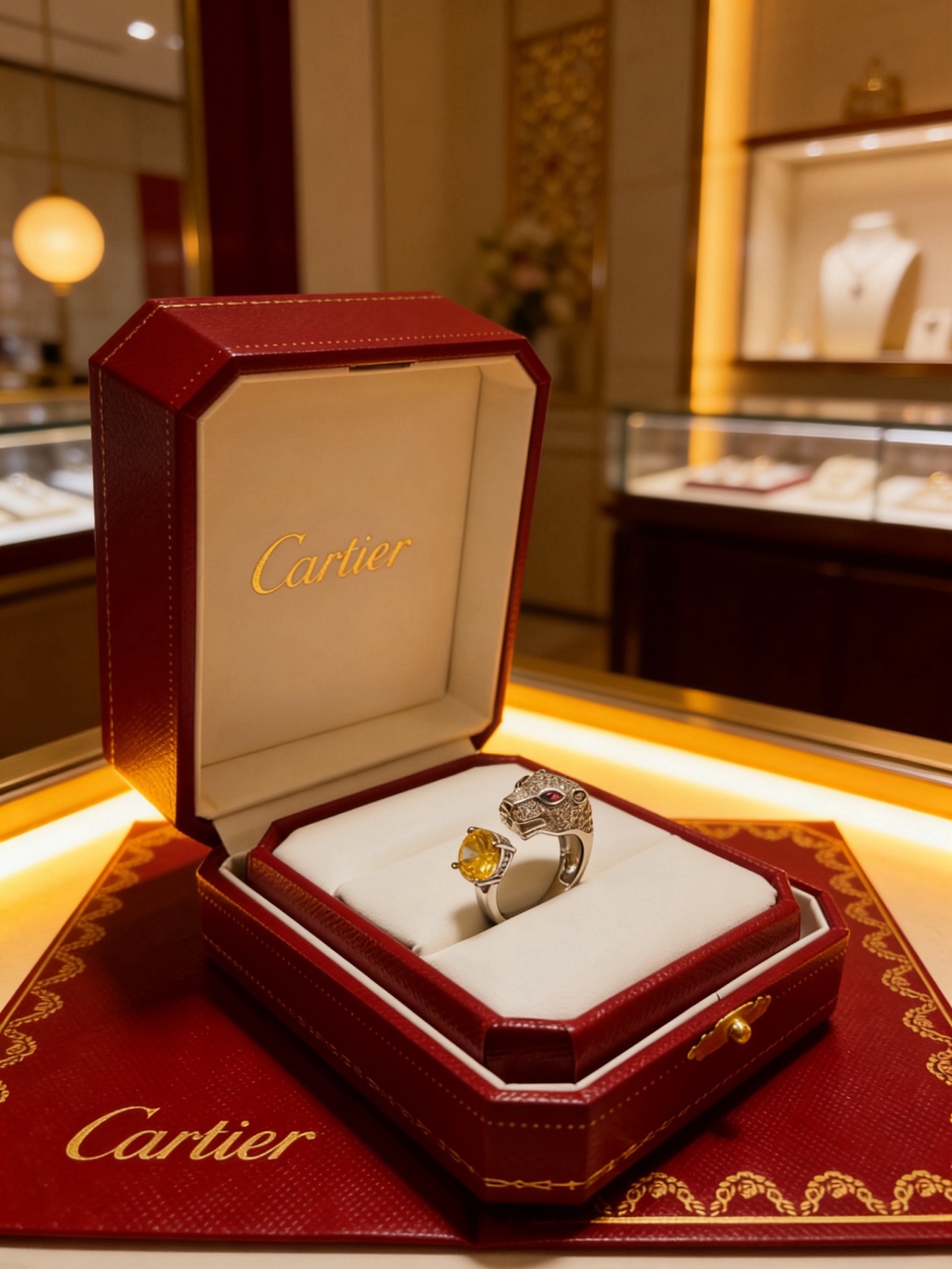 Cartier 卡地亚戒指V金材质系列 品相完美 细节无敌 那种独特的色泽完全无可挑剔 再缀以 指环外形设计