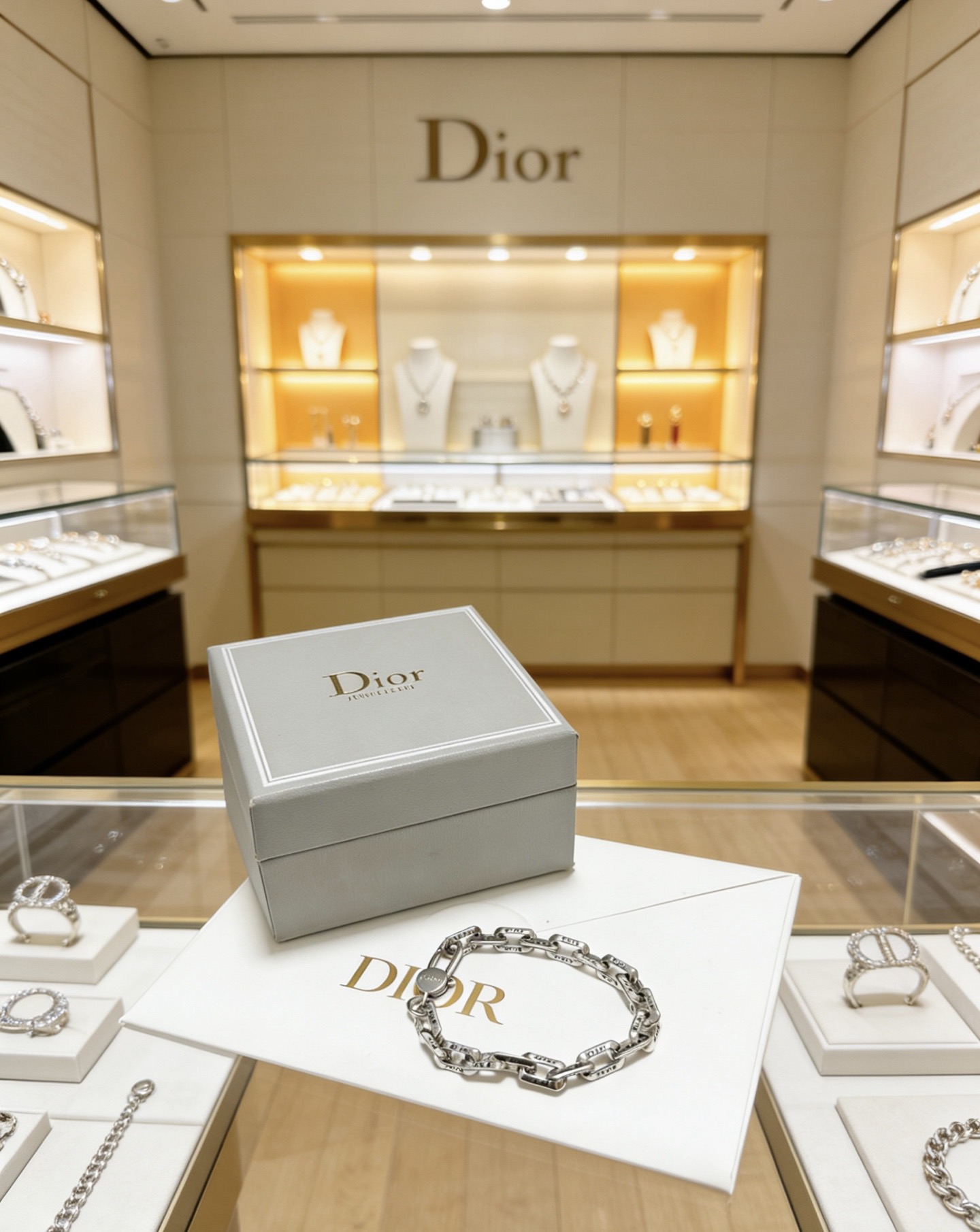 Dior DIOR新款 高品质迪奥手链 新款开模 潮流 男女均可佩戴 同款 摇滚朋克泰银风格 元素 潮流百搭 项链最新款链条档次更高明星 款手链古巴链系列 银手链