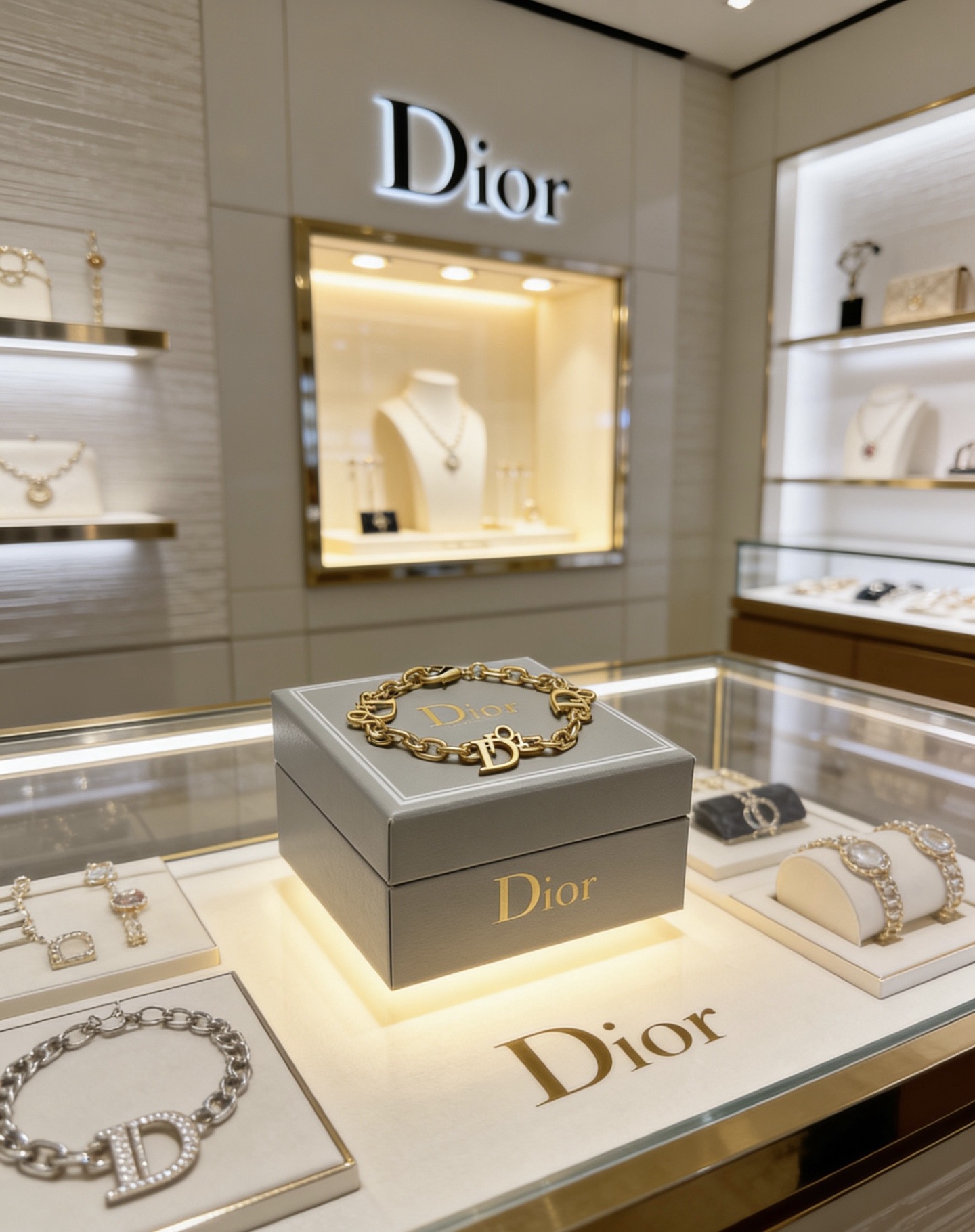Dior DIOR新款 高品质迪奥手链 新款开模 潮流 男女均可佩戴 同款 摇滚朋克泰银风格 元素 潮流百搭 项链最新款链条档次更高明星 款手链古巴链系列 银手链