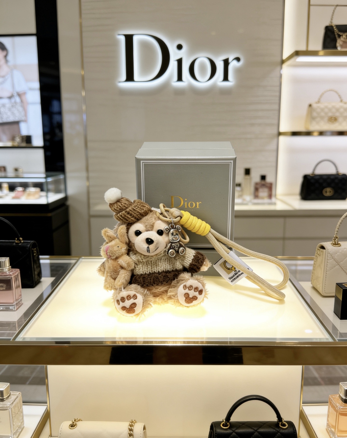Dior 新品发布 迪奥 钥匙扣 包包扣 最新款包包挂饰档次更高 Anger Forest系列 款联名设计理念钥匙扣系列