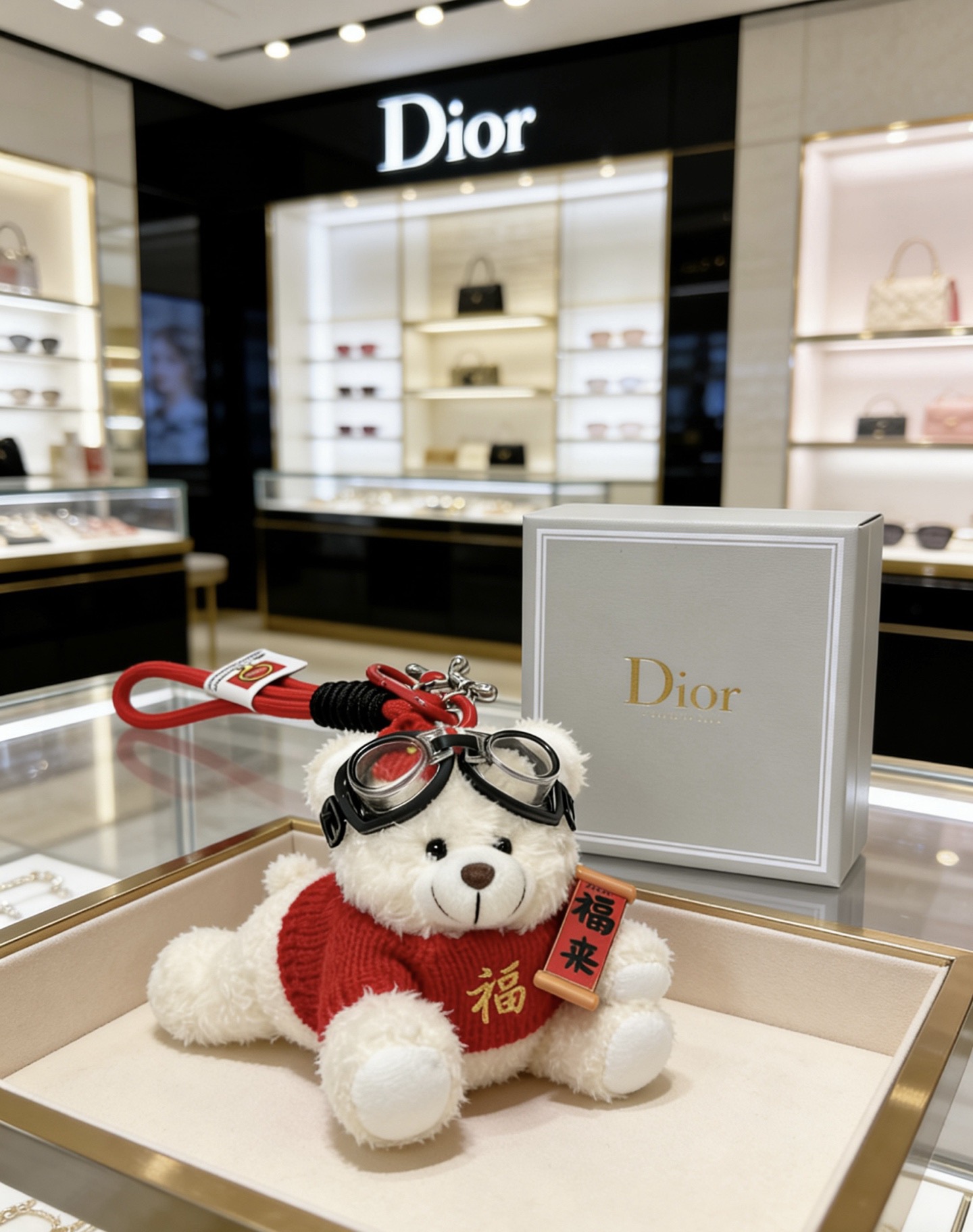 Dior 新品发布 迪奥 钥匙扣 包包扣 最新款包包挂饰档次更高 Anger Forest系列 款联名设计理念钥匙扣系列
