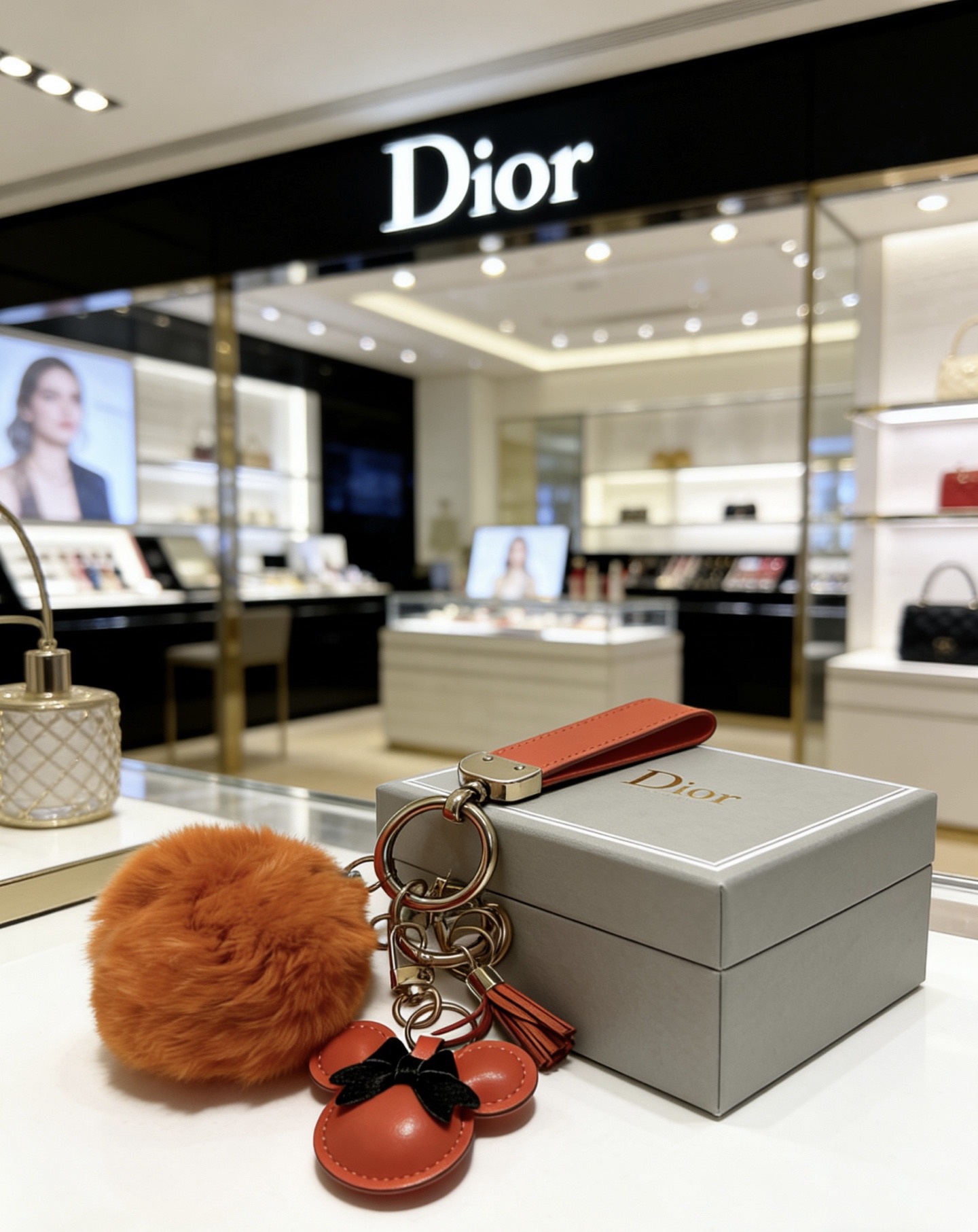 Dior 新品发布 迪奥 钥匙扣 包包扣 最新款包包挂饰档次更高 Anger Forest系列 款联名设计理念钥匙扣系列
