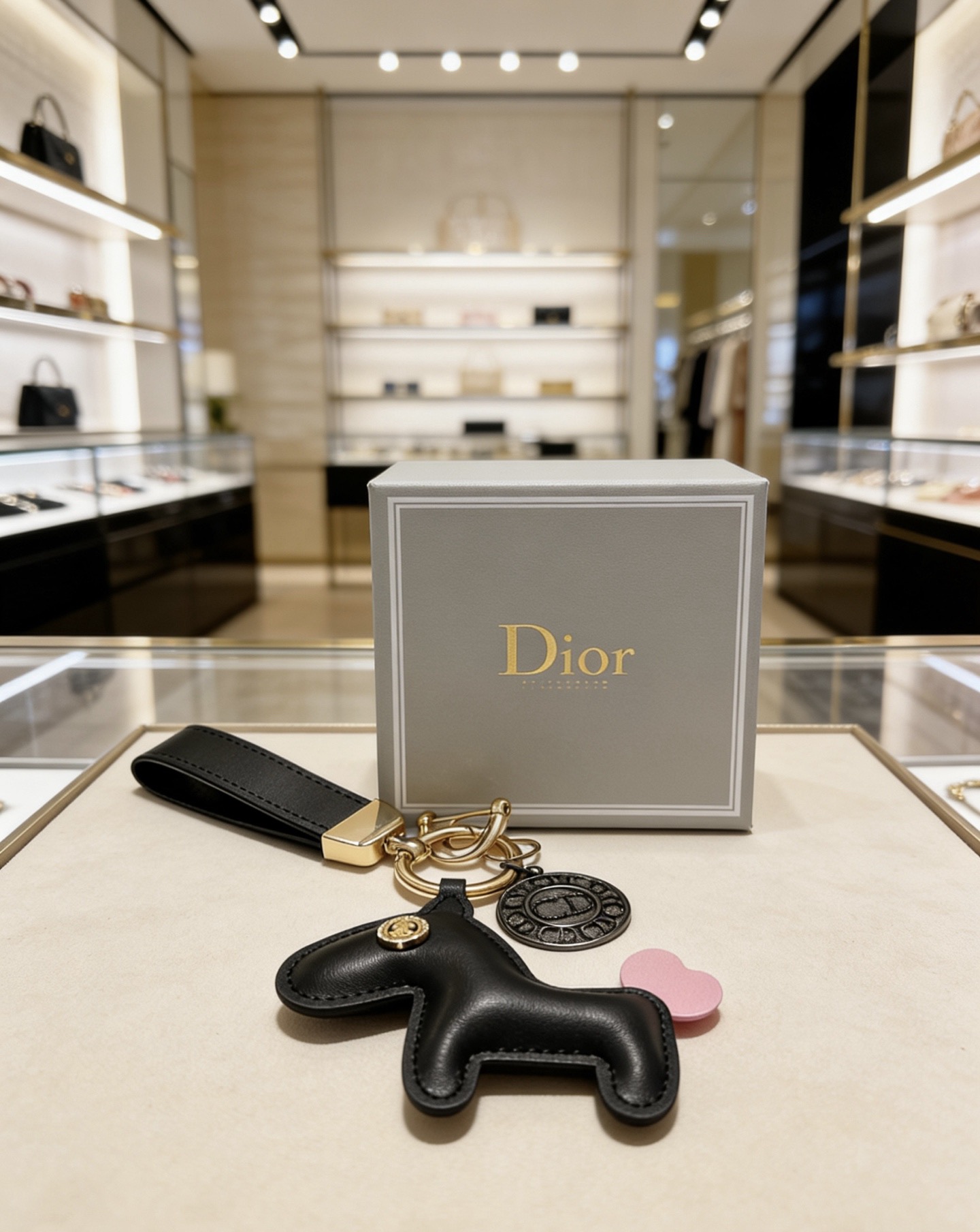 Dior 新品发布 迪奥 钥匙扣 包包扣 最新款包包挂饰档次更高 Anger Forest系列 款联名设计理念钥匙扣系列