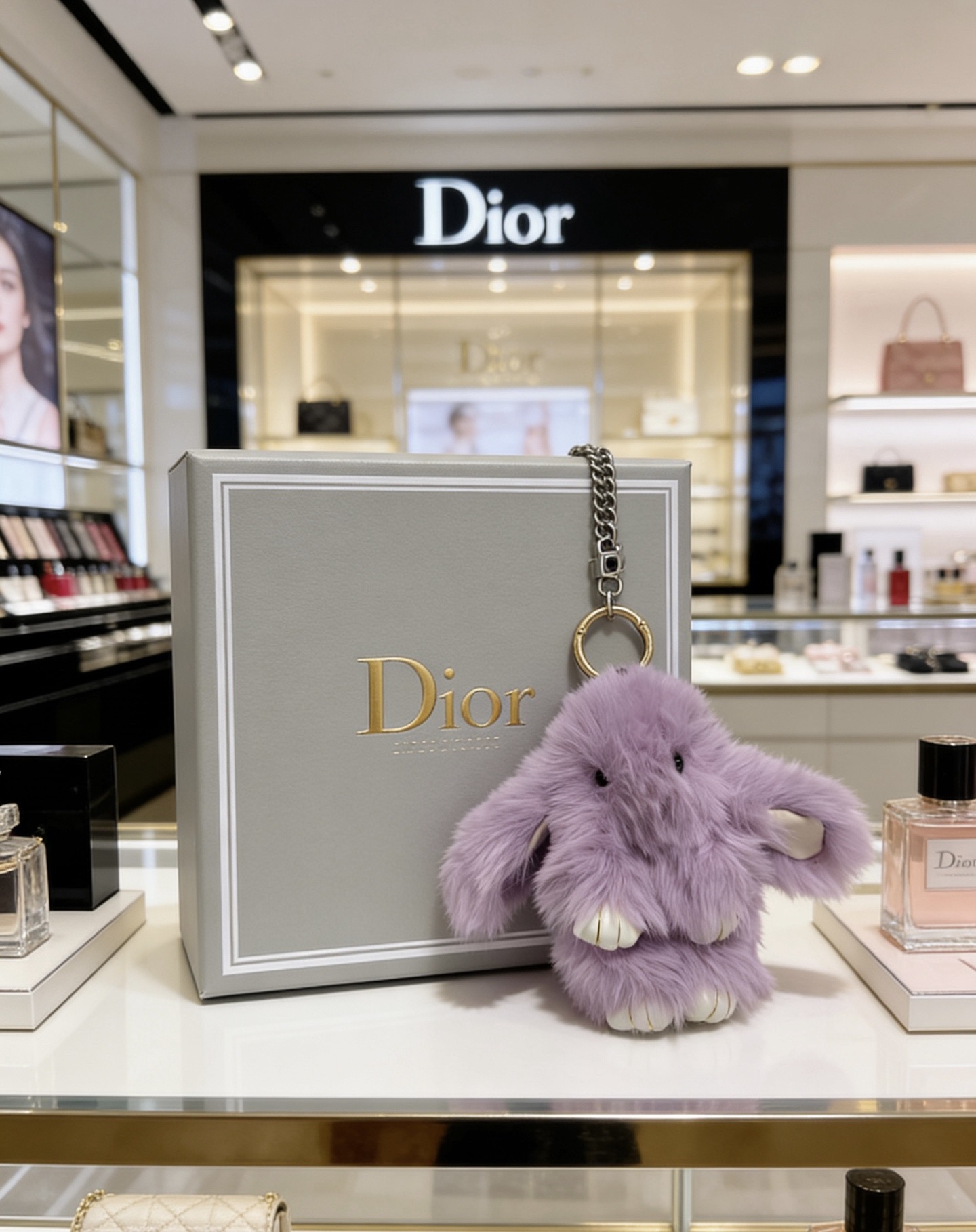 Dior 新品发布 迪奥 钥匙扣 包包扣 最新款包包挂饰档次更高 Anger Forest系列 款联名设计理念钥匙扣系列