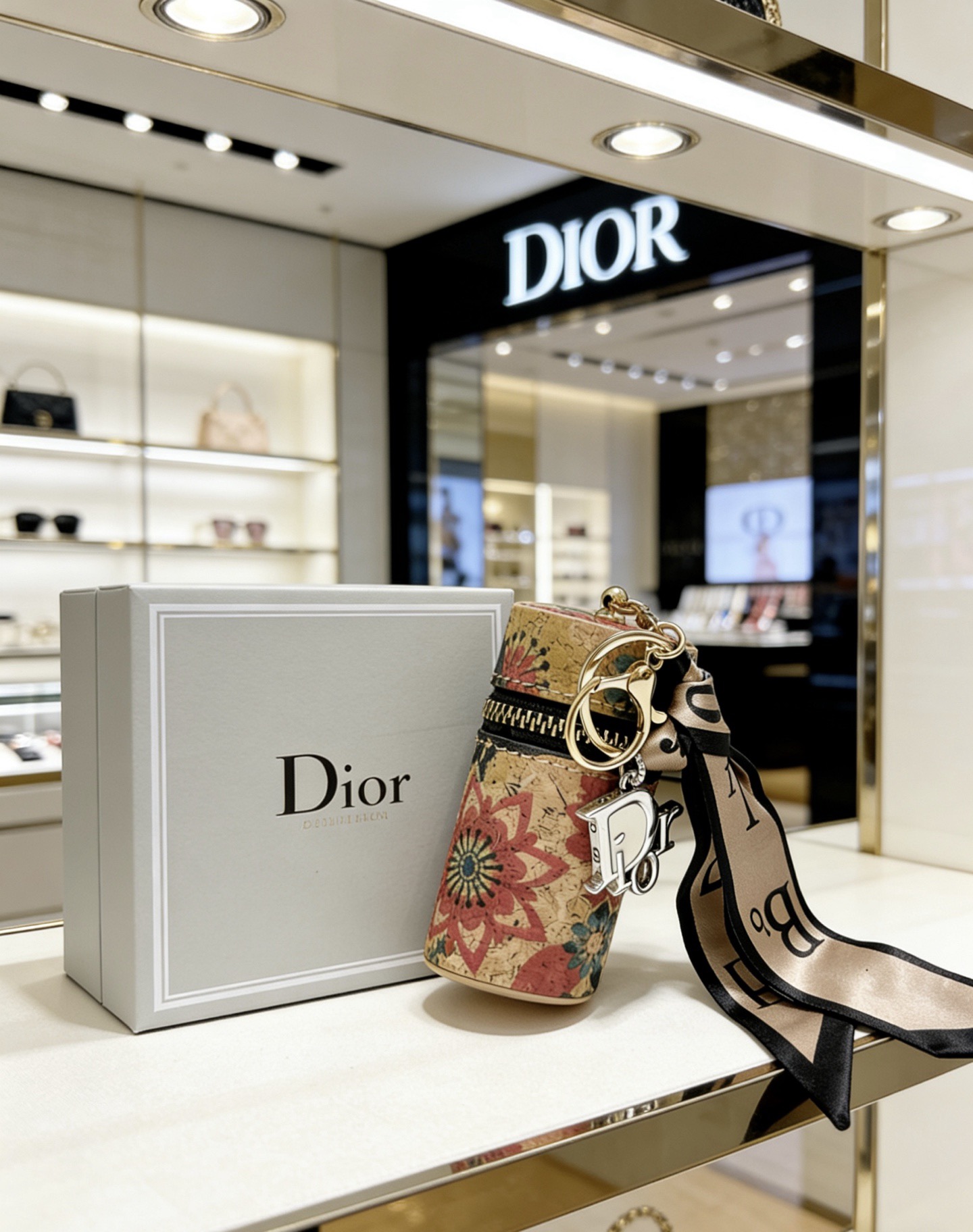 Dior 新品发布 迪奥 钥匙扣 包包扣 最新款包包挂饰档次更高 Anger Forest系列 款联名设计理念钥匙扣系列