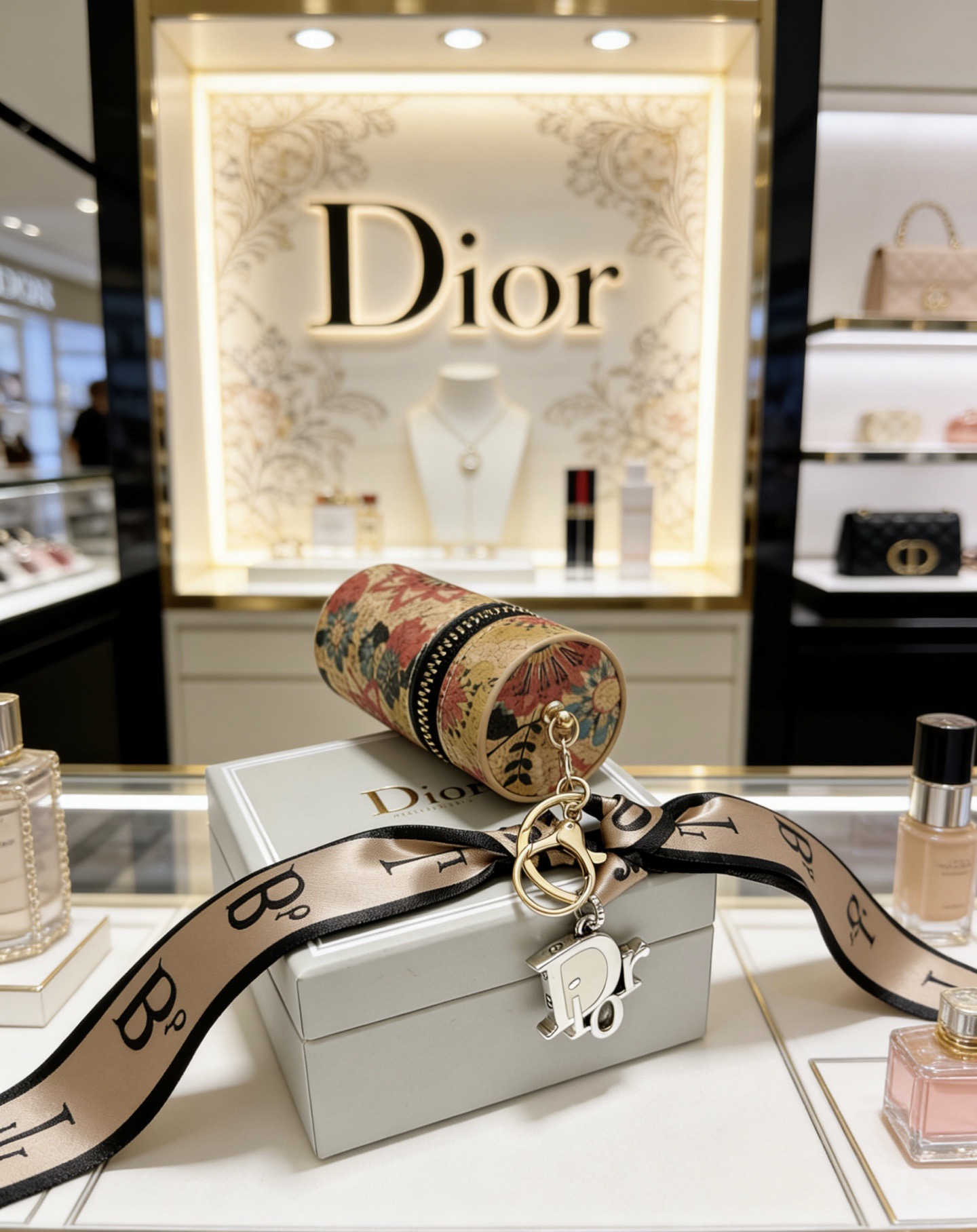 Dior 新品发布 迪奥 钥匙扣 包包扣 最新款包包挂饰档次更高 Anger Forest系列 款联名设计理念钥匙扣系列
