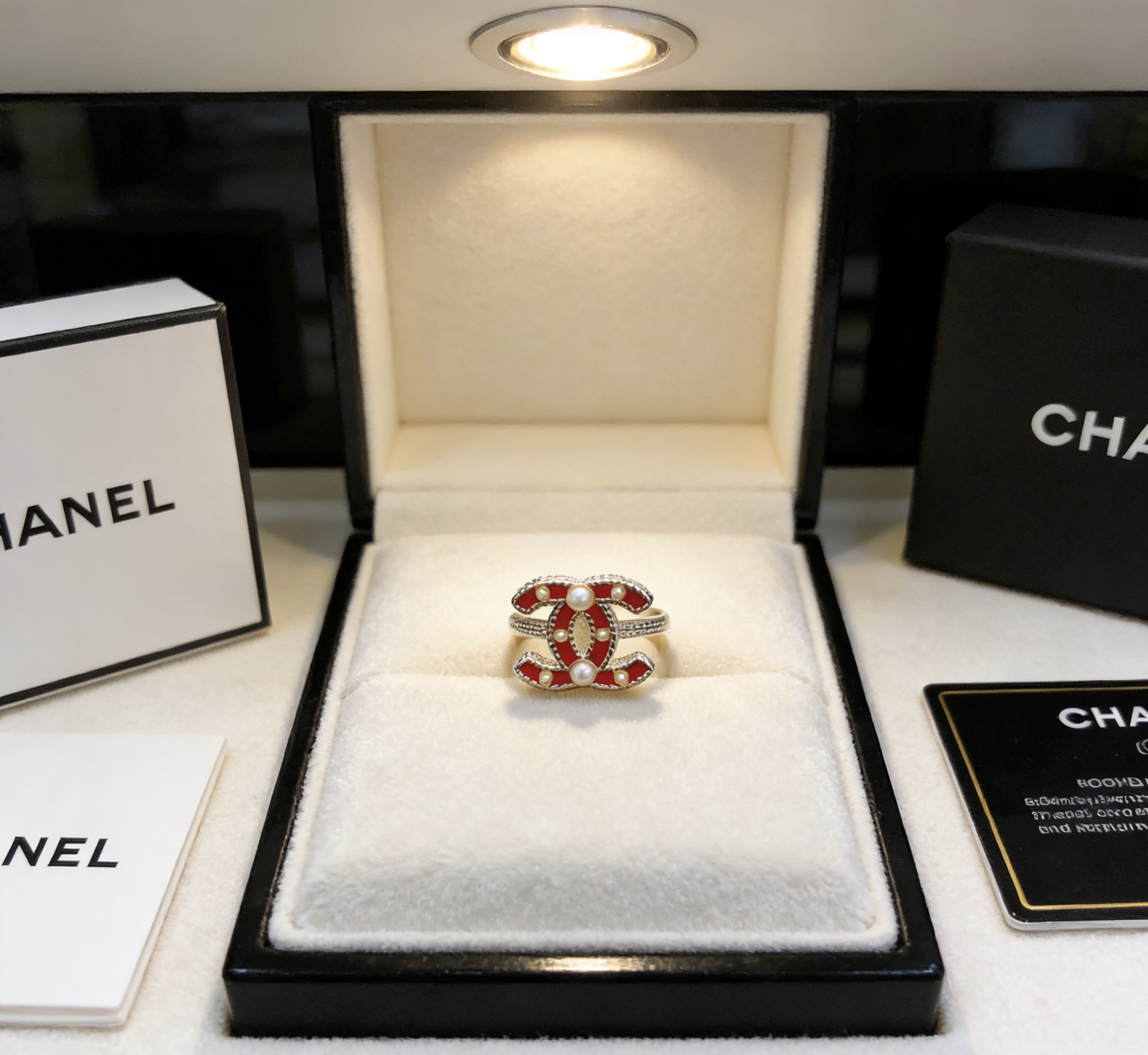 Chanel Chanel 香奈儿 简约 珍珠戒指 精选 质重工打造 适合各种各样手指 码数678
