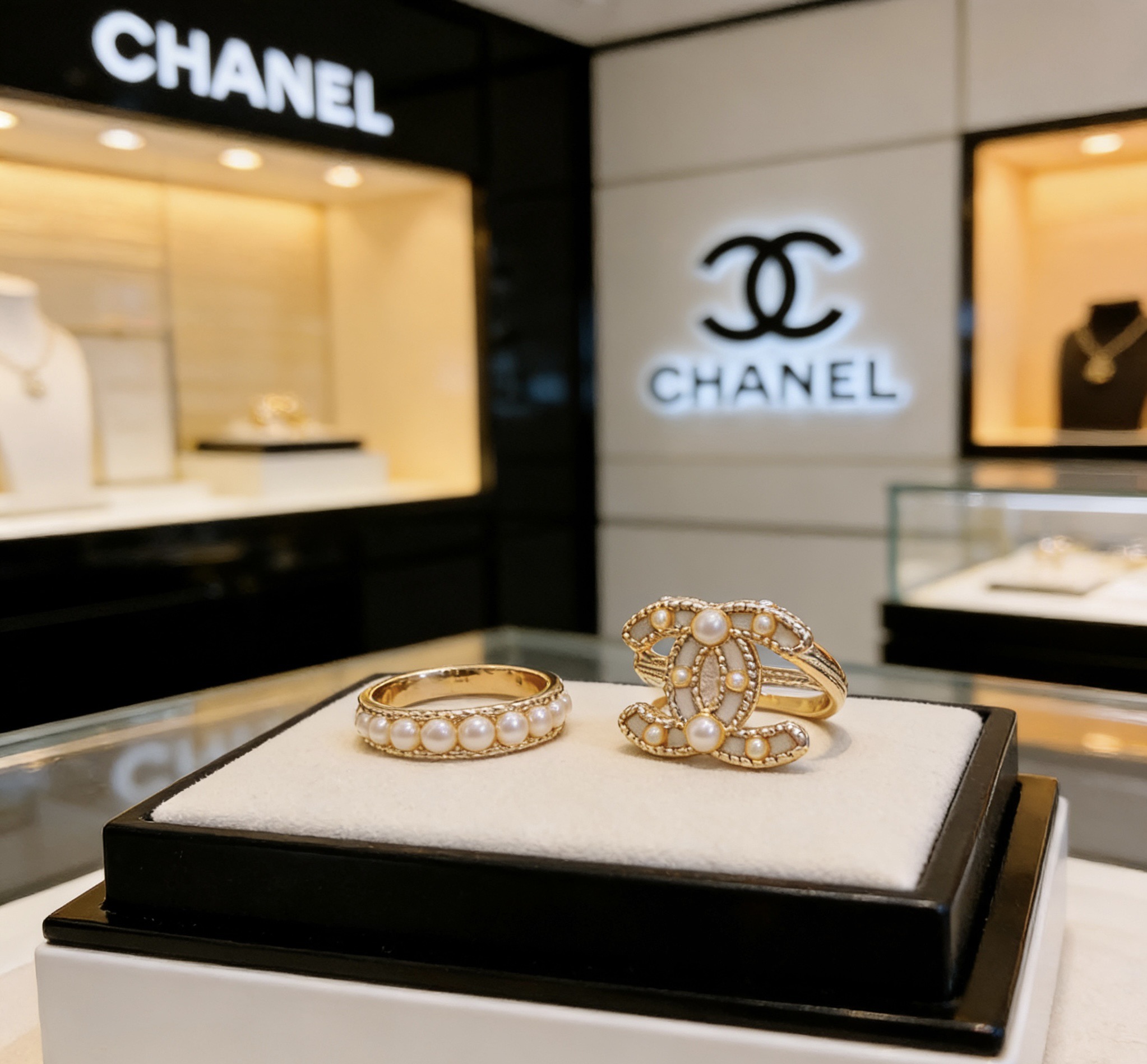 Chanel Chanel 香奈儿 简约 珍珠戒指 精选 质重工打造 适合各种各样手指 码数678