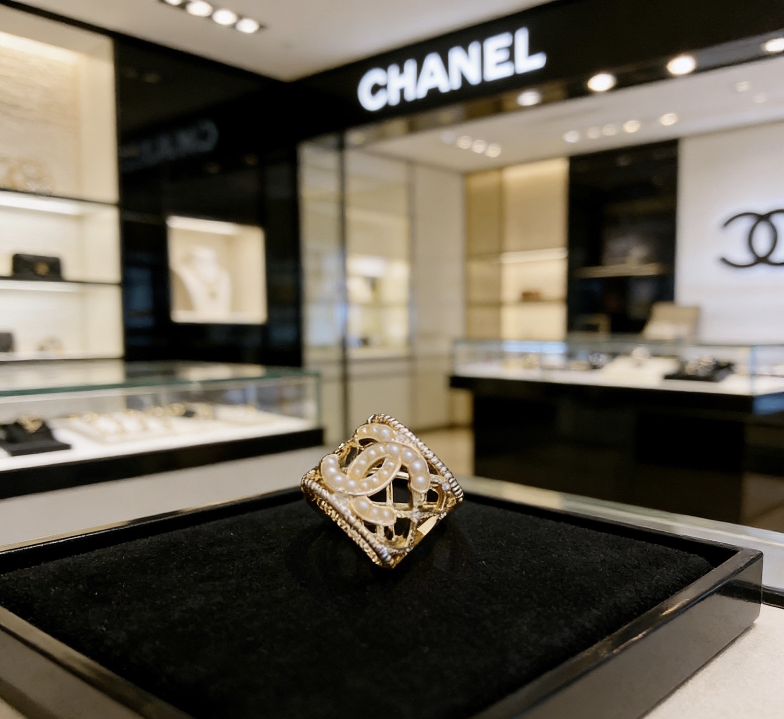 Chanel Chanel 香奈儿 简约 珍珠戒指 精选 质重工打造 适合各种各样手指 码数678