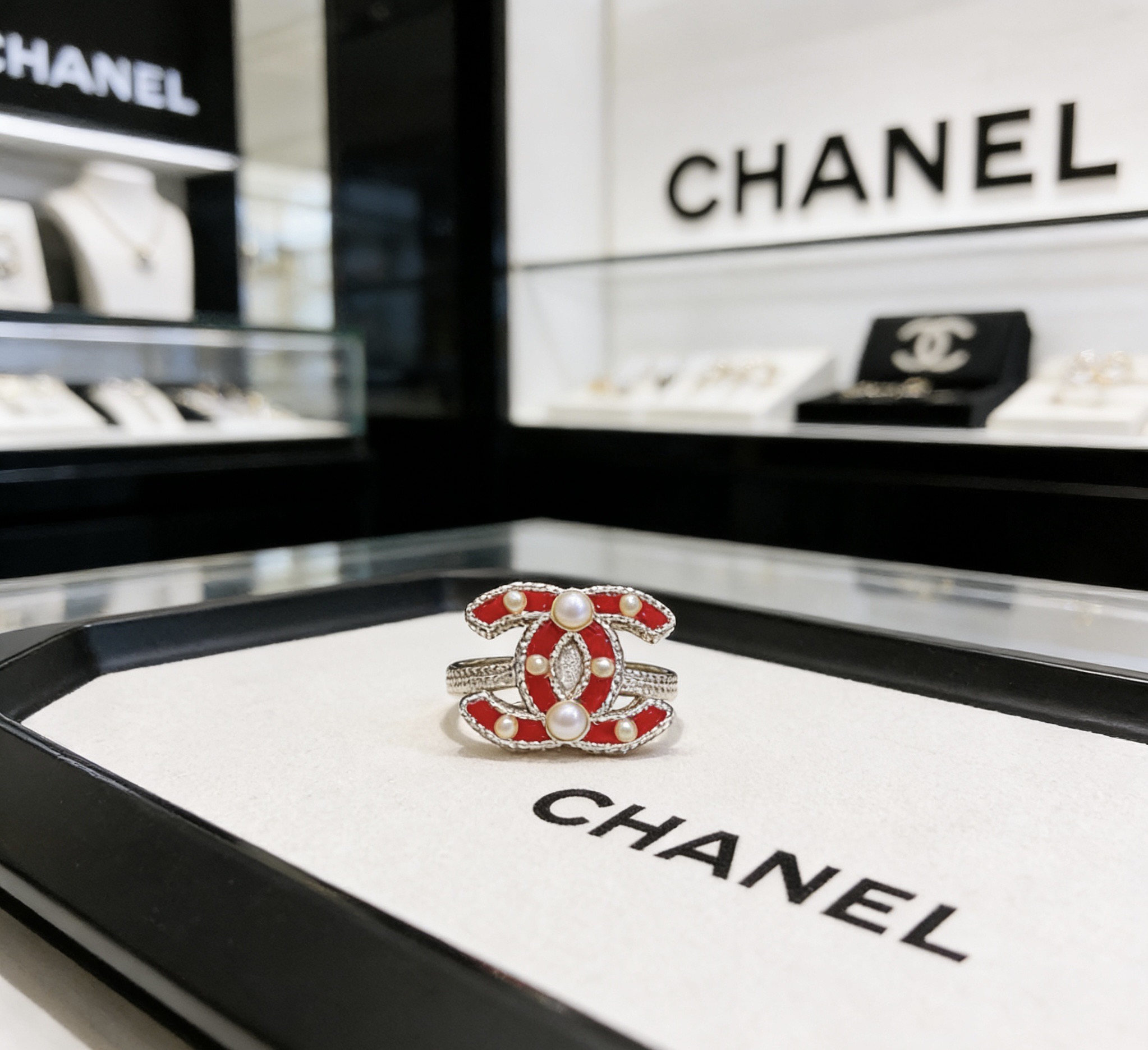Chanel Chanel 香奈儿 简约 珍珠戒指 精选 质重工打造 适合各种各样手指 码数678