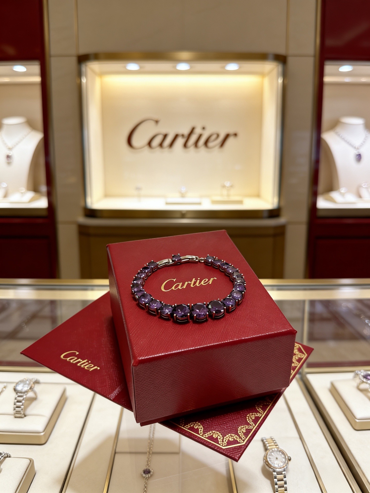 Cartier 卡地亚手链手镯V金材质系列 品相完美 细节无敌 那种独特的色泽完全无可挑剔 再缀以 指环外形设计