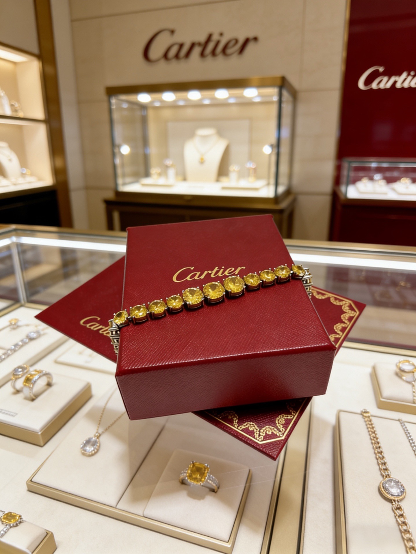 Cartier 卡地亚手链手镯V金材质系列 品相完美 细节无敌 那种独特的色泽完全无可挑剔 再缀以 指环外形设计