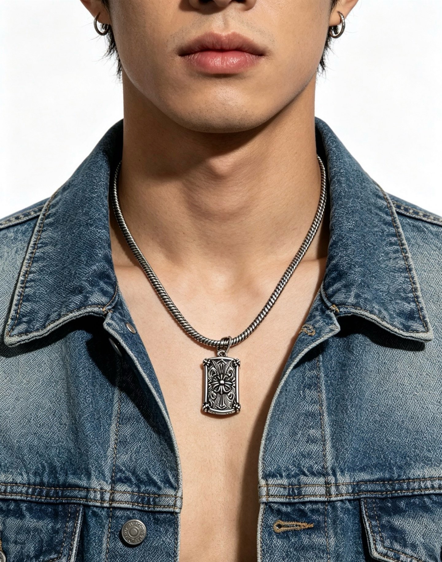 NO:862978,New [counter quality] Chrome Hearts multi-element retro cross necklace, thick cross pendant, different pattern design styles with concave and convex shapes, showing a distinctive cross. The Scout flower is the symbol of Chrome Hearts, so it is more durable. Genuine pattern-printed Chrome Hearts distinguishes the ordinary light version in the market. Match the version and standard quality. Look at the printing details. The degree of retro ash oxidation. Seiko version!  !  !  Purely handmade, authentic molded fashion essentials, can be worn by both men and women, same style for couples, official website original, rock punk Thai silver style, retro elements, trendy and versatile (60cm can be resized), jewelry boutique, chrome hearts, chrome hearts, necklace19860909新款【专柜品质】Chrome Hearts克罗心多元素复古十字架项链 粗款十字架吊坠 凹凸造型不同的花纹设计风格 呈现出与众不同 十字架 童军花是克罗心的志 所以更经久不衰 正品打版Chrome Hearts克罗心 区别市场普通轻版 对版对标品质 看字印细节 复古做旧灰氧程度.精工版本！！！ 纯手工打造 正品开模潮流时尚必备 男女均可佩戴 情侣同款 官网原版 摇滚朋克泰银风格 复古元素 潮流百搭（60cm可改尺寸）,饰品精品,chrome hearts,chrome hearts,necklace,Jewelry