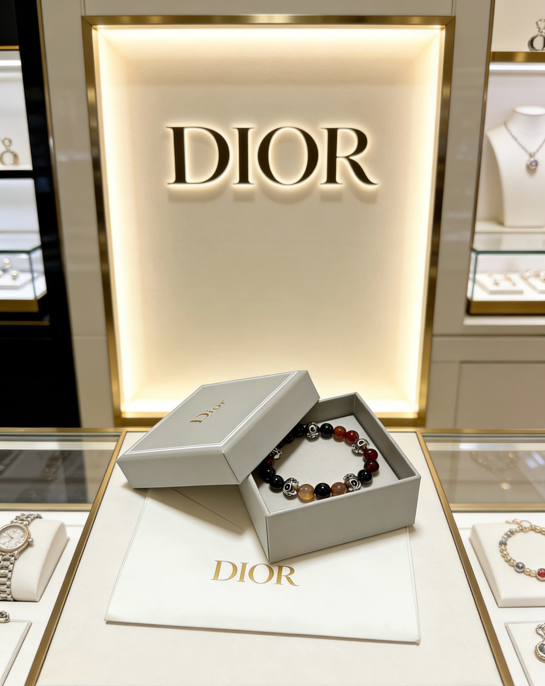 迪奥 Dior 传世高定珠宝耳环项链戒指首饰 #39263177 6