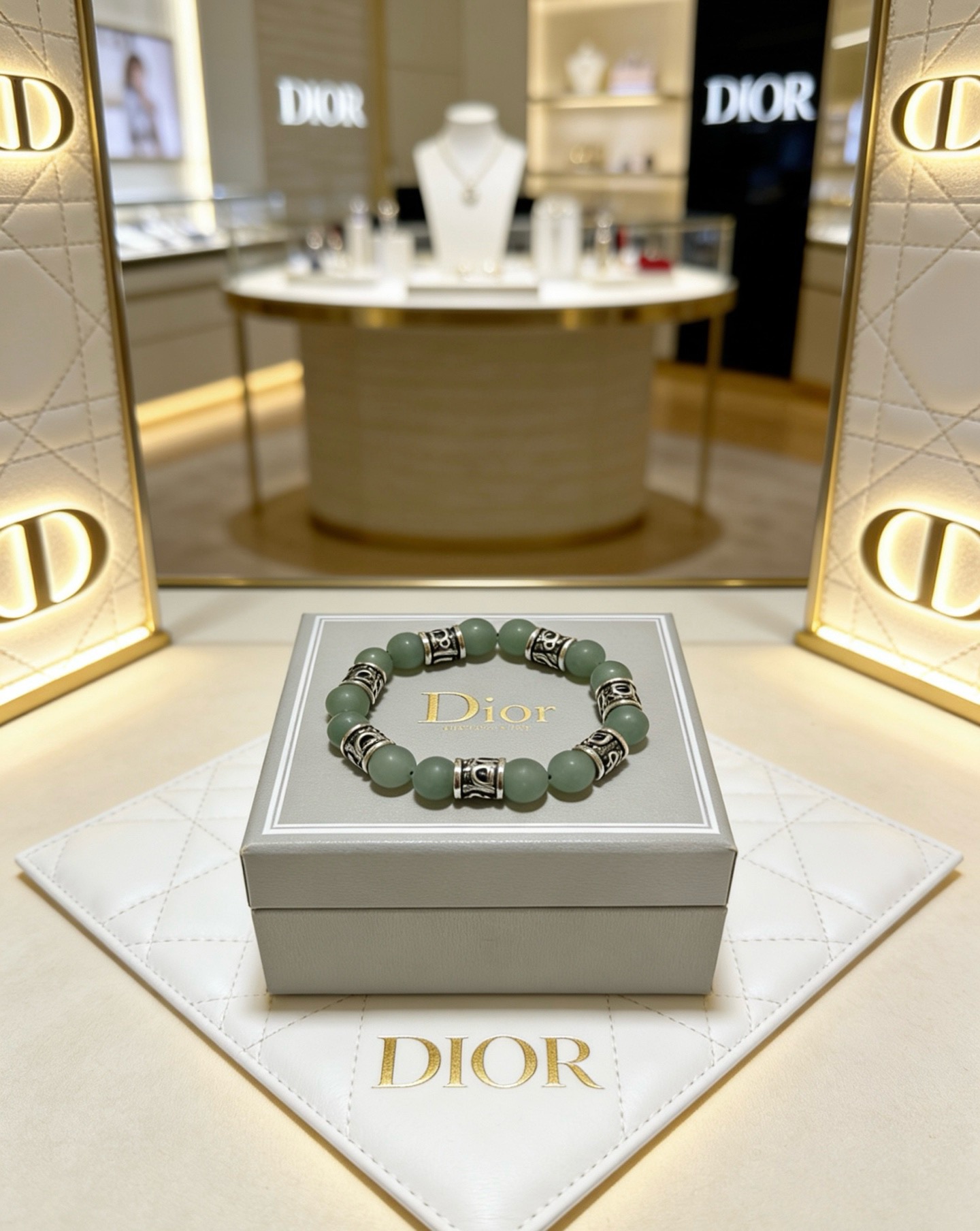 迪奥 Dior 传世高定珠宝耳环项链戒指首饰 #E79C3754 2