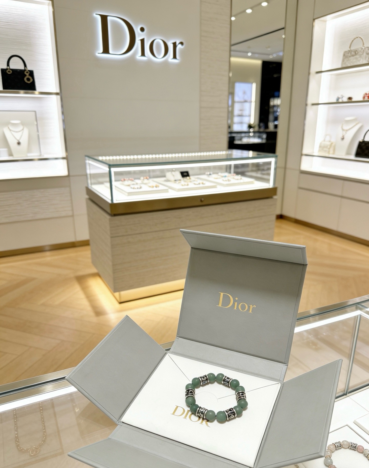 迪奥 Dior 传世高定珠宝耳环项链戒指首饰 #E79C3754 3