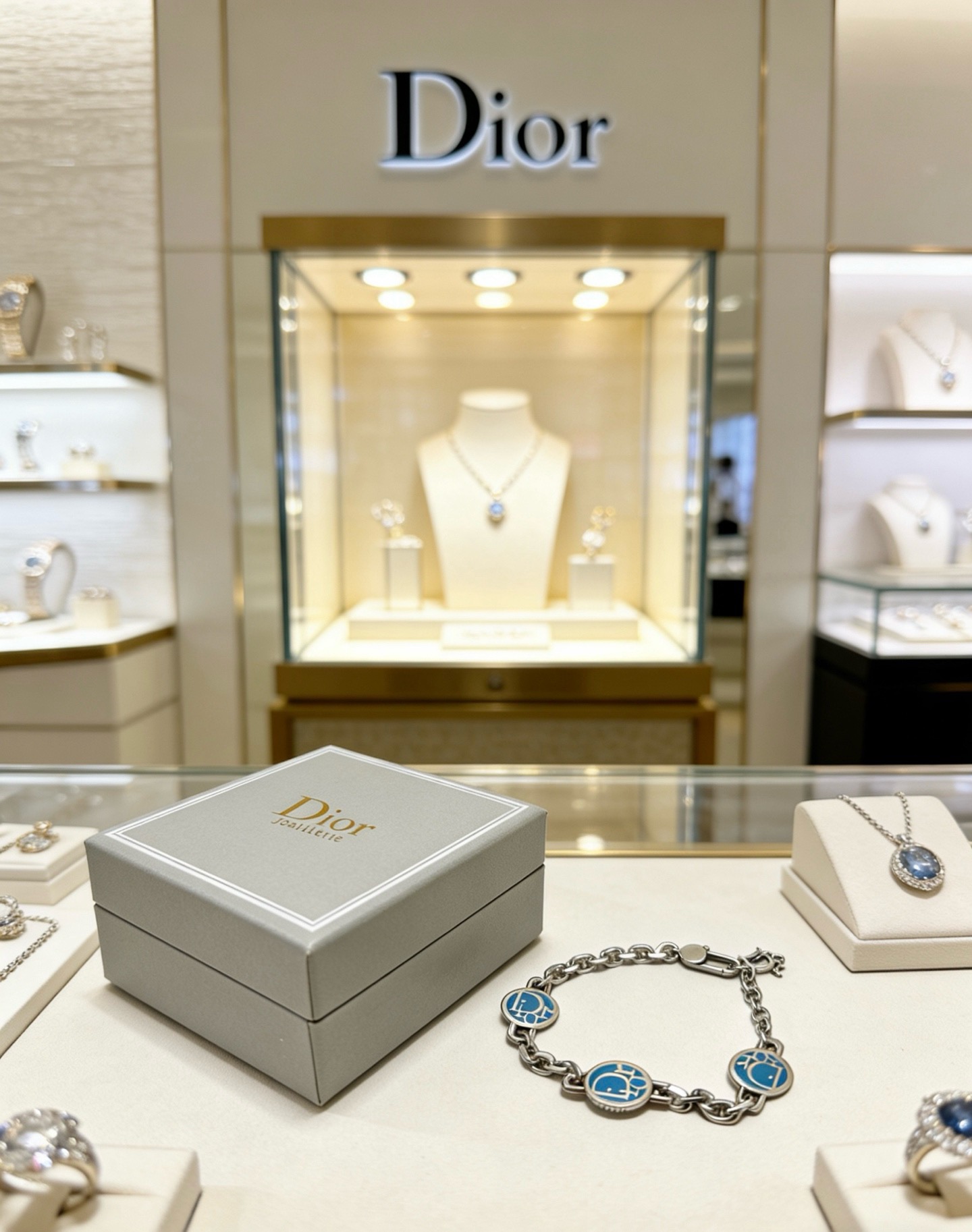 DIOR新款高品质迪奥手链原单货专柜新款开模复古潮流时尚必备 男女均可佩戴 情侣款同款 摇滚朋克泰银风格 复古元素 潮流