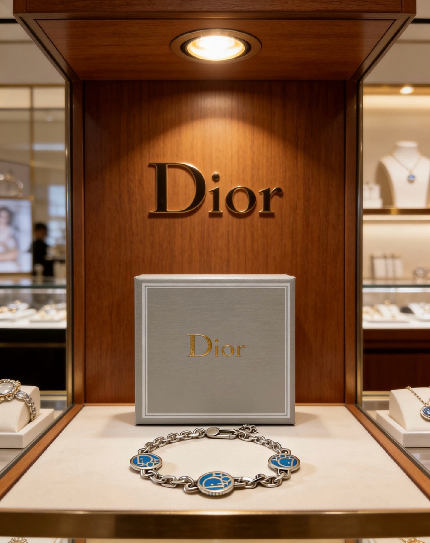 DIOR新款高品质迪奥手链原单货专柜新款开模复古潮流时尚必备 男女均可佩戴 情侣款同款 摇滚朋克泰银风格 复古元素 潮流