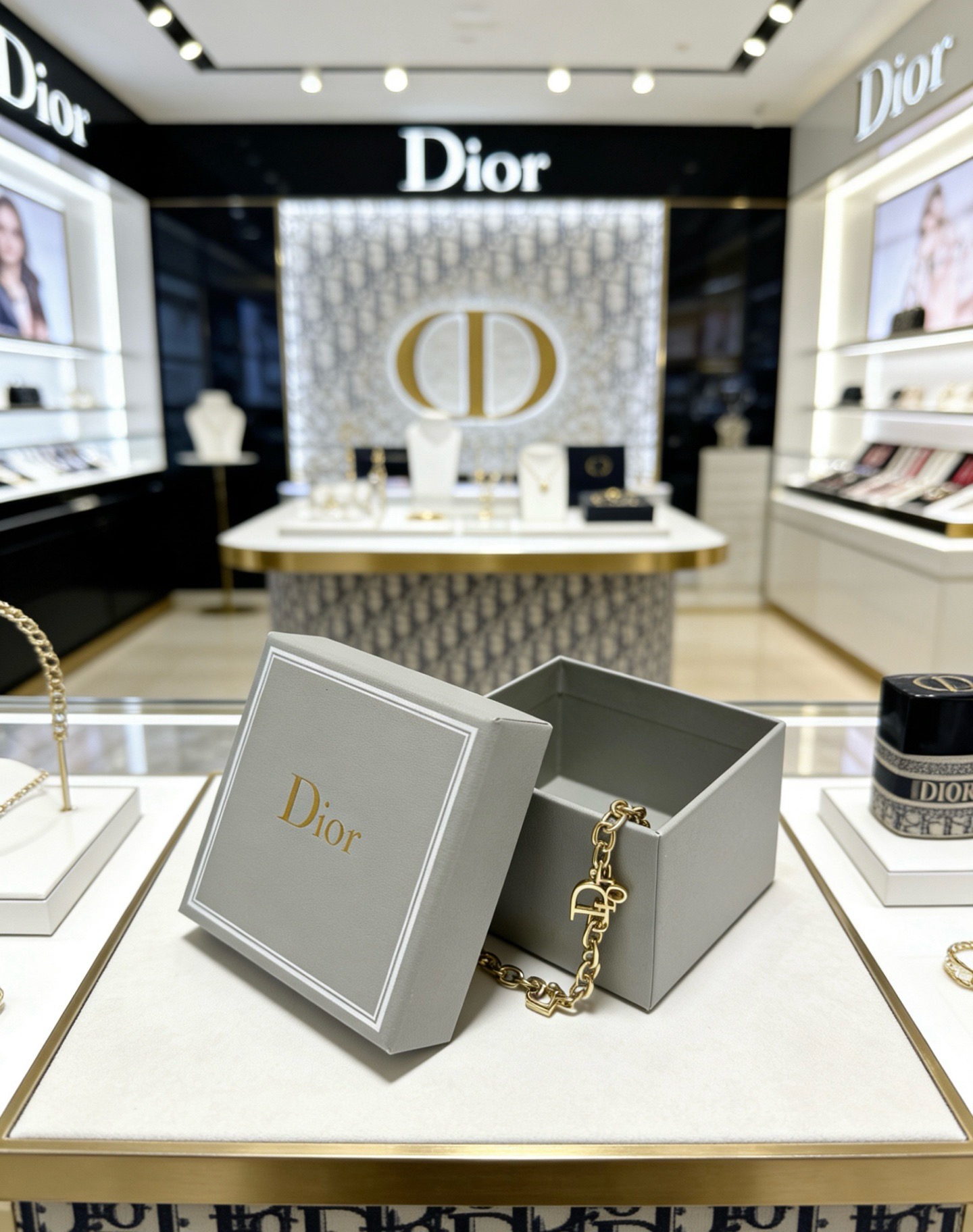 DIOR新款高品质迪奥手链原单货专柜新款开模复古潮流时尚必备 男女均可佩戴 情侣款同款 摇滚朋克泰银风格 复古元素 潮流