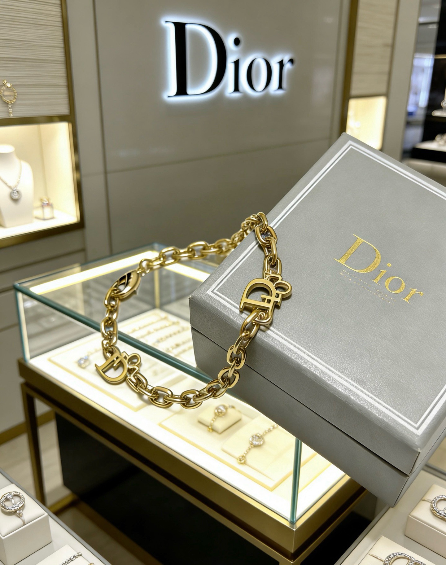 DIOR新款高品质迪奥手链原单货专柜新款开模复古潮流时尚必备 男女均可佩戴 情侣款同款 摇滚朋克泰银风格 复古元素 潮流