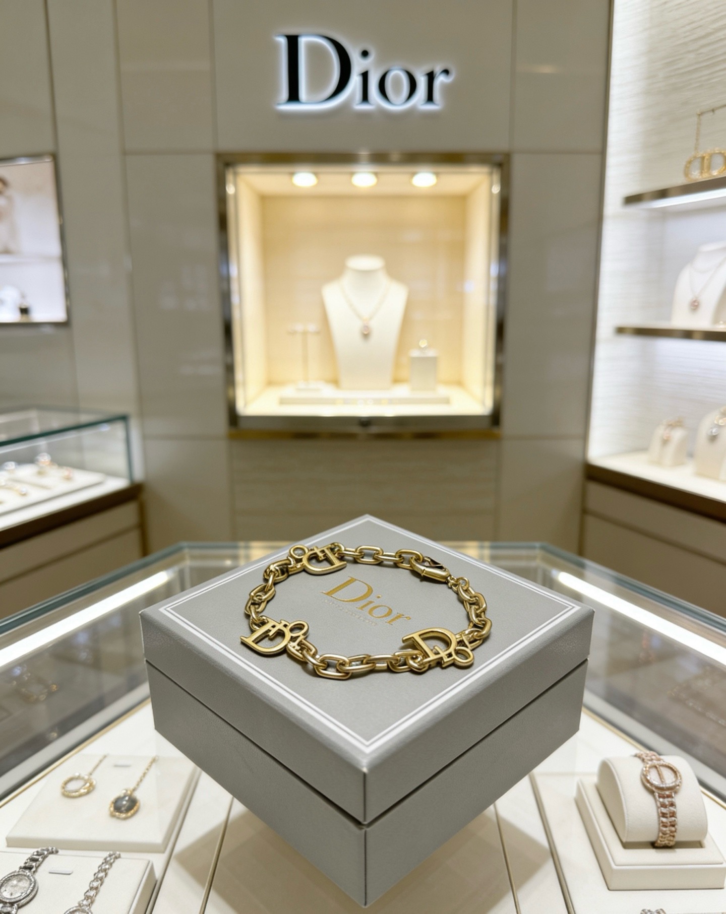 DIOR新款高品质迪奥手链原单货专柜新款开模复古潮流时尚必备 男女均可佩戴 情侣款同款 摇滚朋克泰银风格 复古元素 潮流