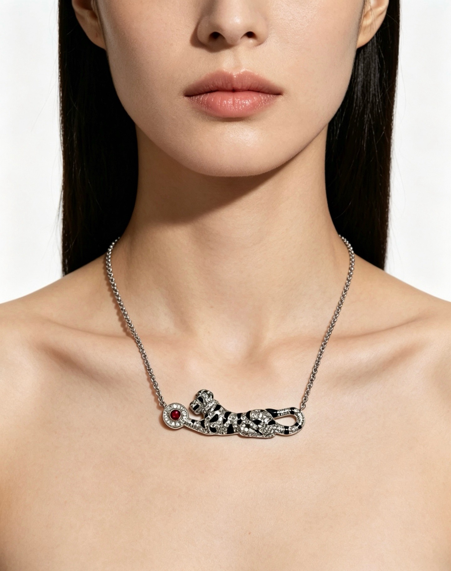 Cartier Haute Couture Haute Joaillerie Fine Jewelry Earrings Necklace 5