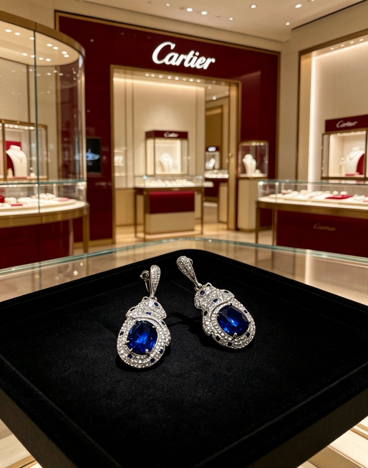 卡地亚 Cartier 高定典藏传世高定珠宝耳环项链戒指首饰 #9047A46C 4