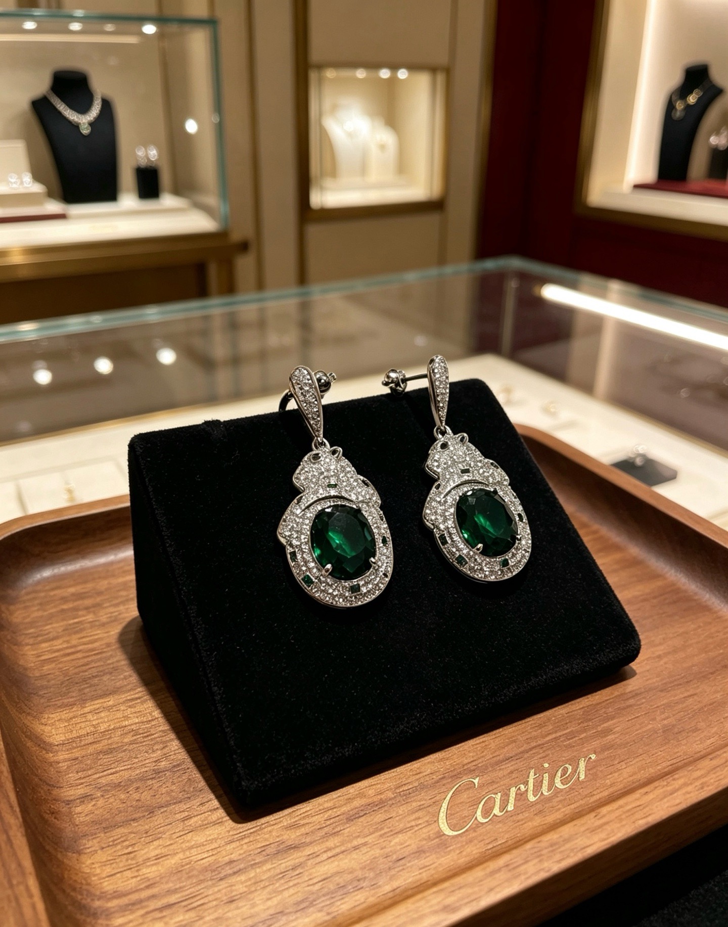 Cartier Haute Couture Haute Joaillerie Fine Jewelry Earrings Necklace 9