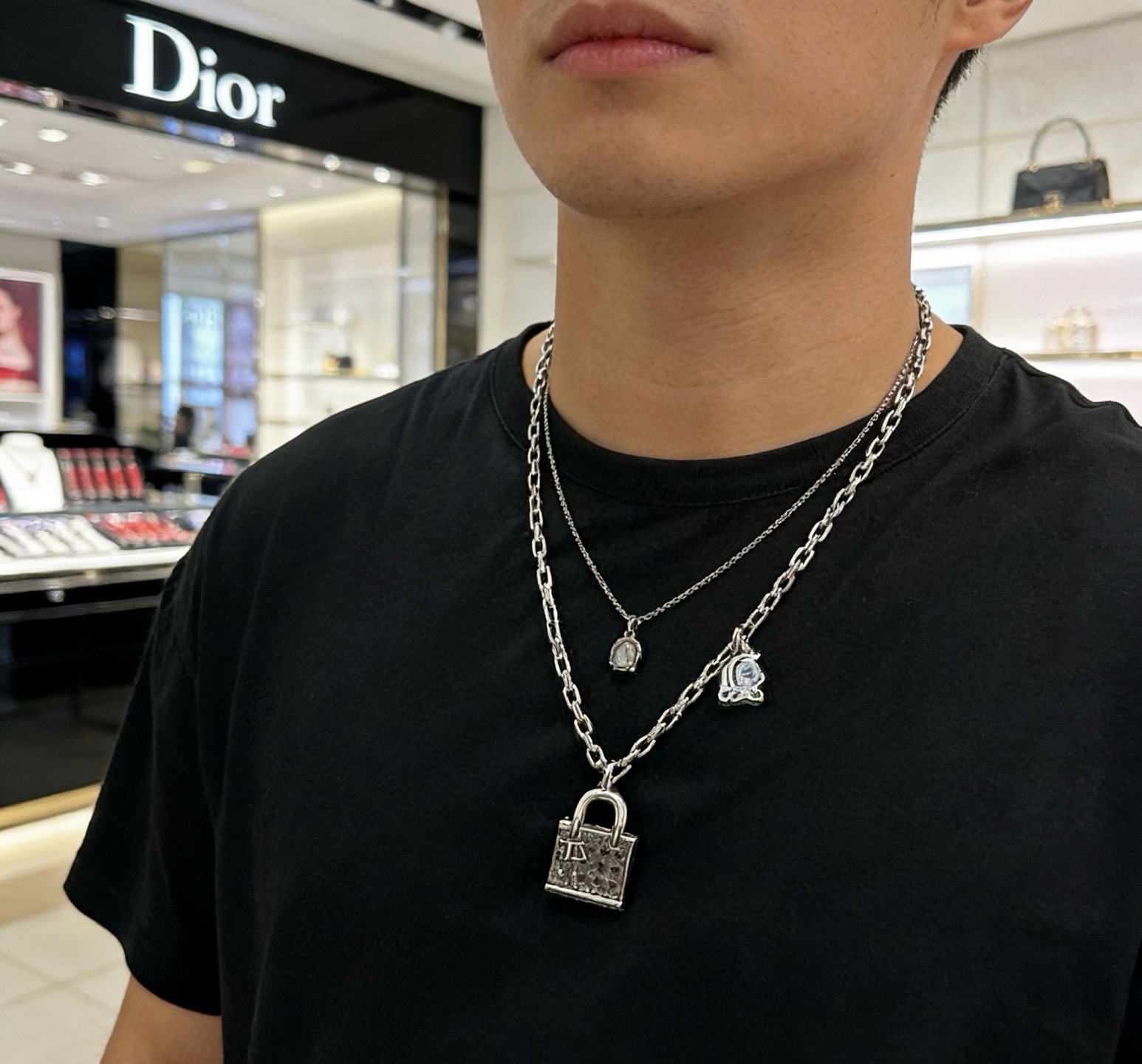 迪奥 Dior 传世高定珠宝耳环项链戒指首饰 #AB39FE2A 6
