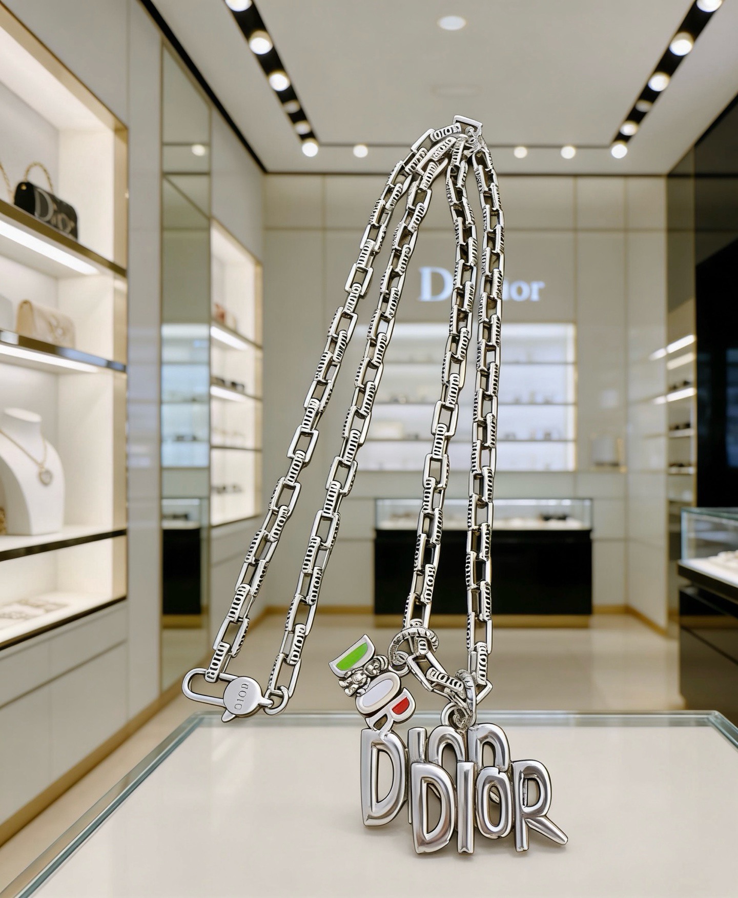 Dior Haute Joaillerie Fine Jewelry Earrings Necklace Ring Ref 8