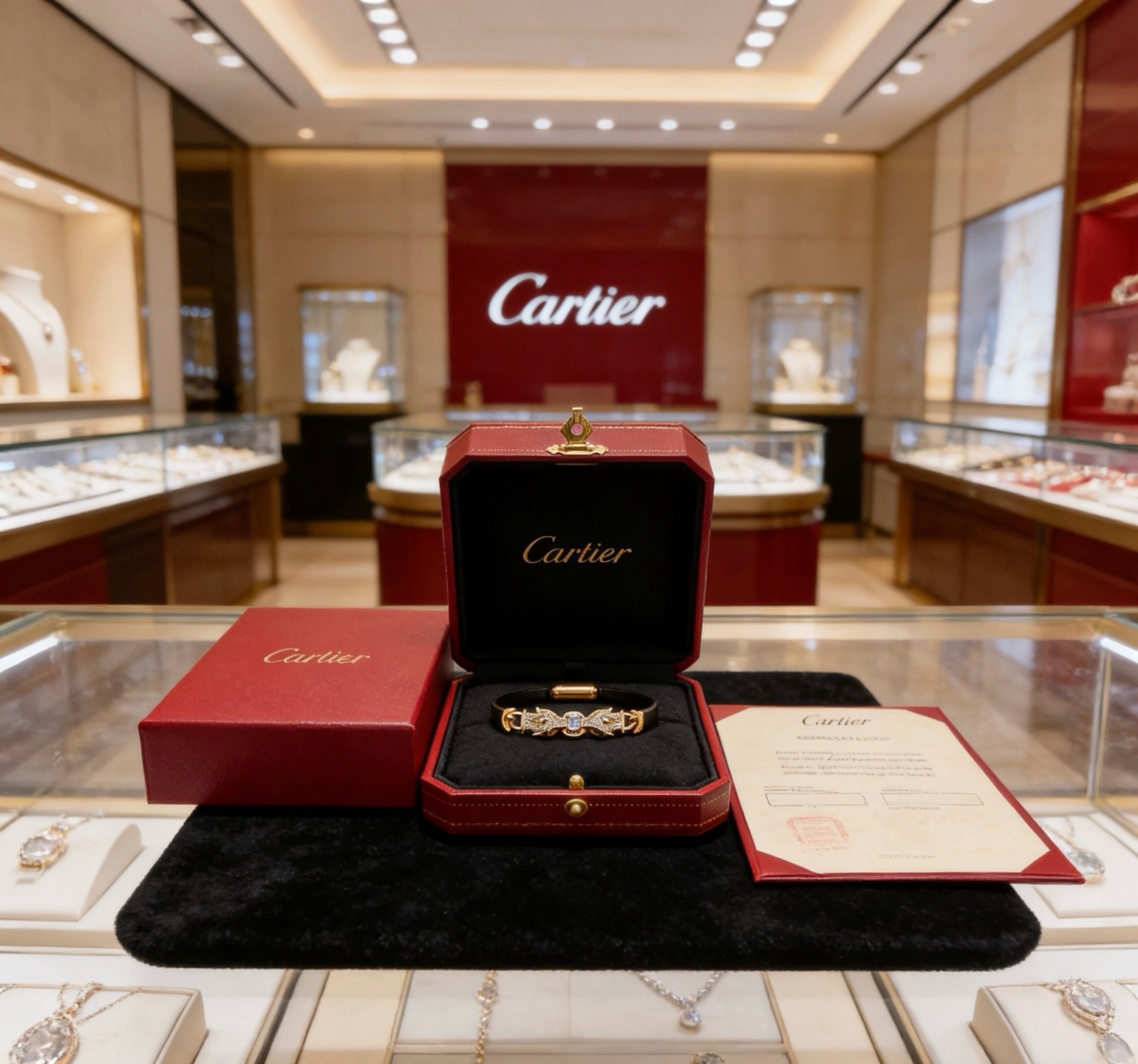 卡地亚 Cartier 高定典藏传世高定珠宝耳环项链戒指首饰 #7E8C94D1 9