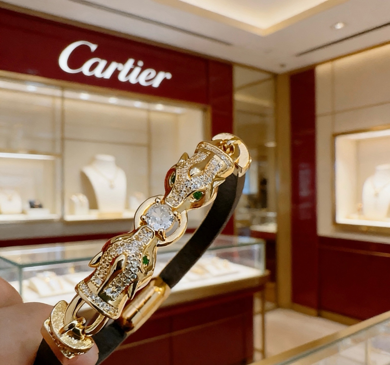 卡地亚 Cartier 高定典藏传世高定珠宝耳环项链戒指首饰 #7E8C94D1 3