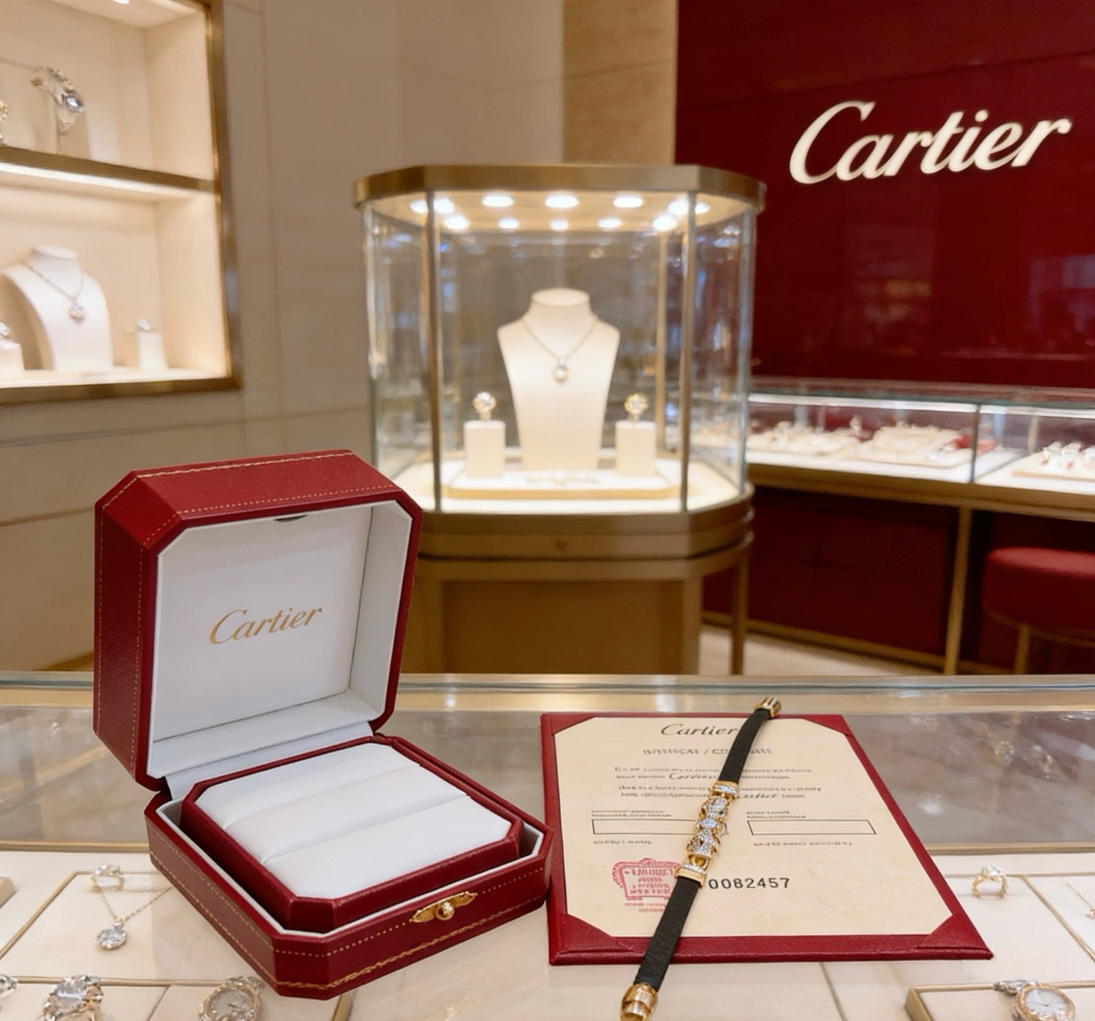 卡地亚 Cartier 高定典藏传世高定珠宝耳环项链戒指首饰 #7E8C94D1 8
