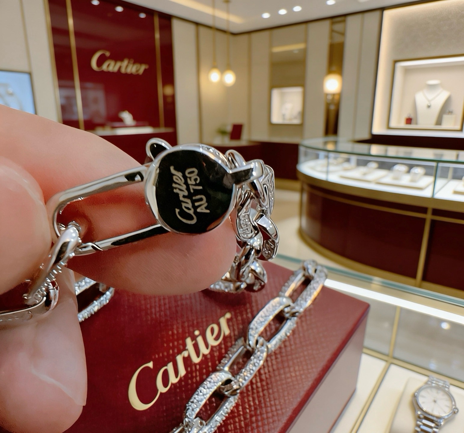 卡地亚 Cartier 传世高定珠宝耳环项链戒指首饰 #0792AE59 3