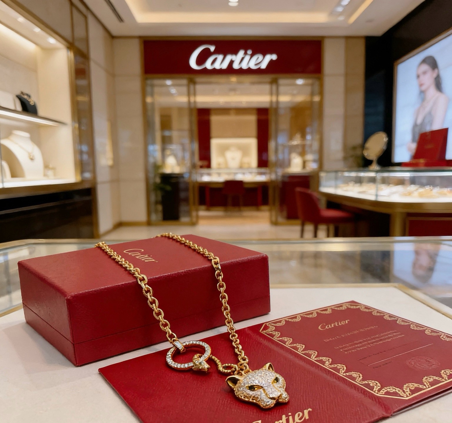 卡地亚 Cartier 传世高定珠宝耳环项链戒指首饰 #AC9A3607 9