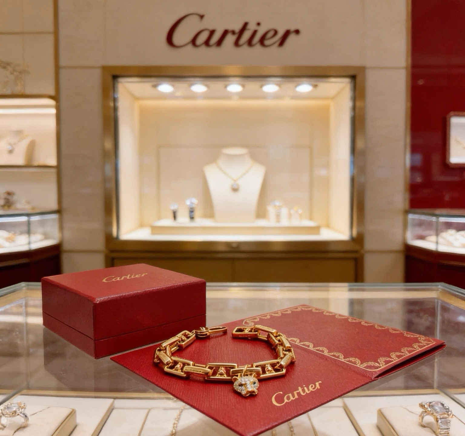 Cartier Haute Joaillerie Fine Jewelry Earrings Necklace Ring Ref 3