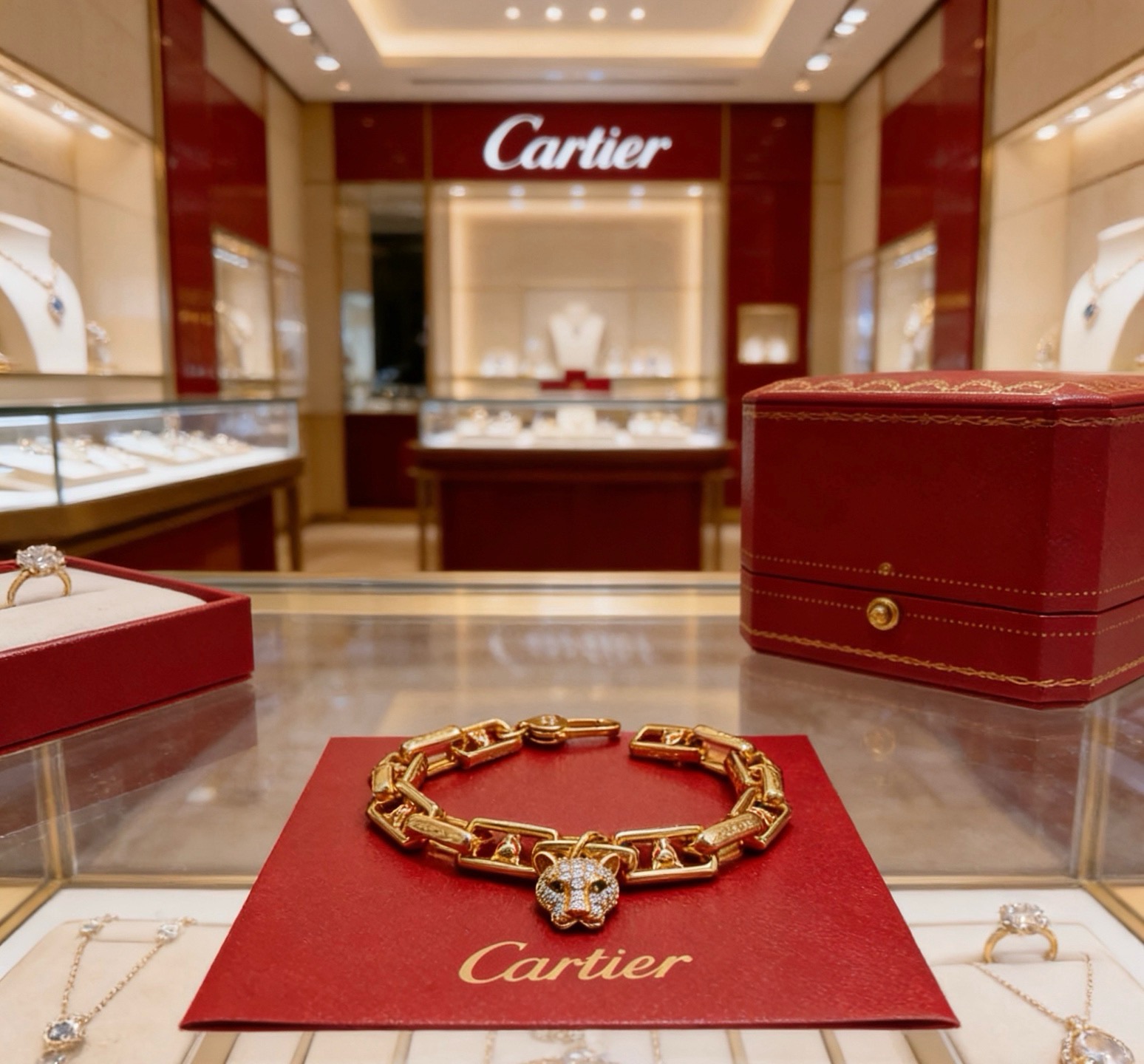 Cartier Haute Joaillerie Fine Jewelry Earrings Necklace Ring Ref 8