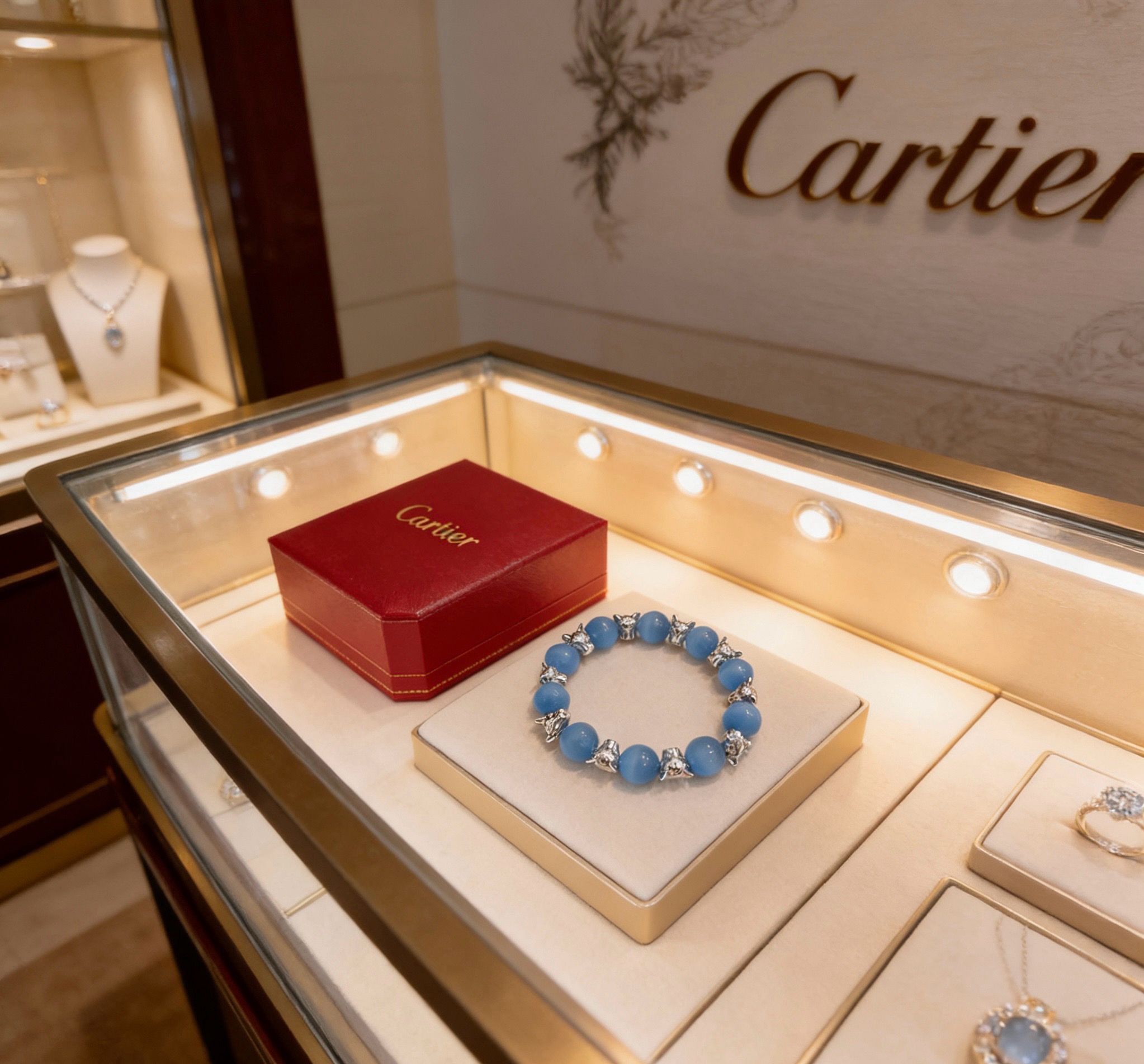 卡地亚 Cartier 传世高定珠宝耳环项链戒指首饰 #DF813E53 5