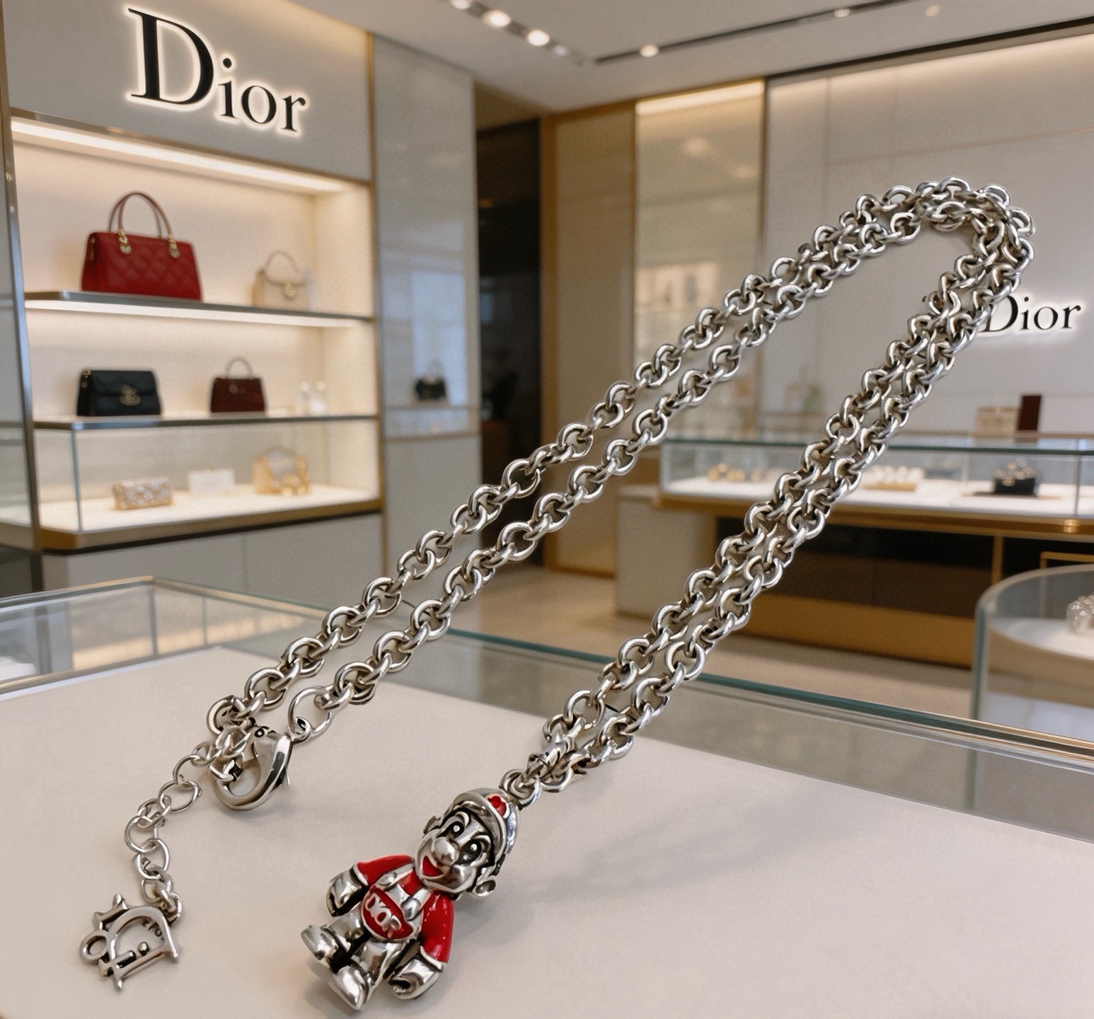 迪奥 Dior 传世高定珠宝耳环项链戒指首饰 #79B62228 6