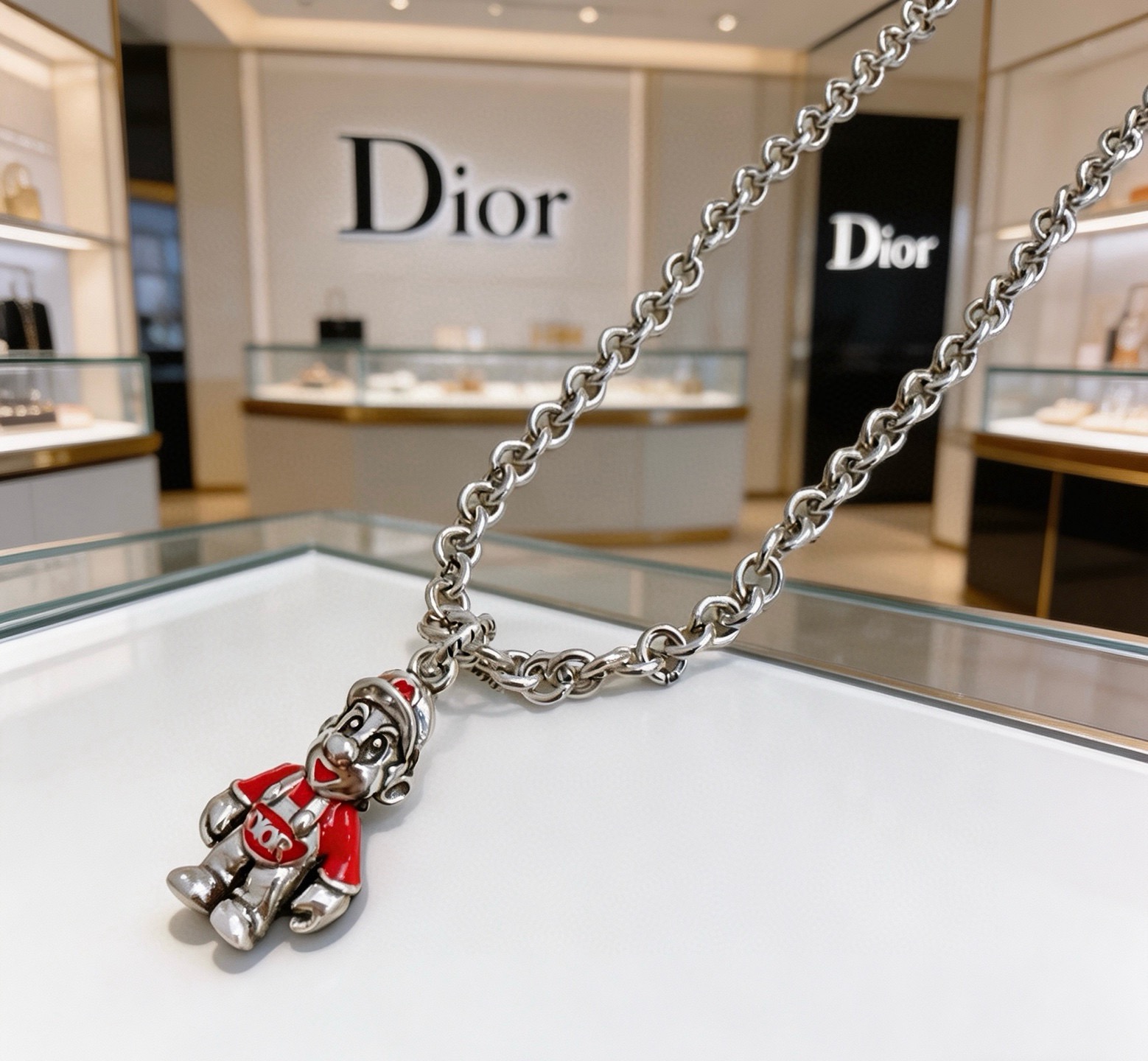 迪奥 Dior 传世高定珠宝耳环项链戒指首饰 #79B62228 3