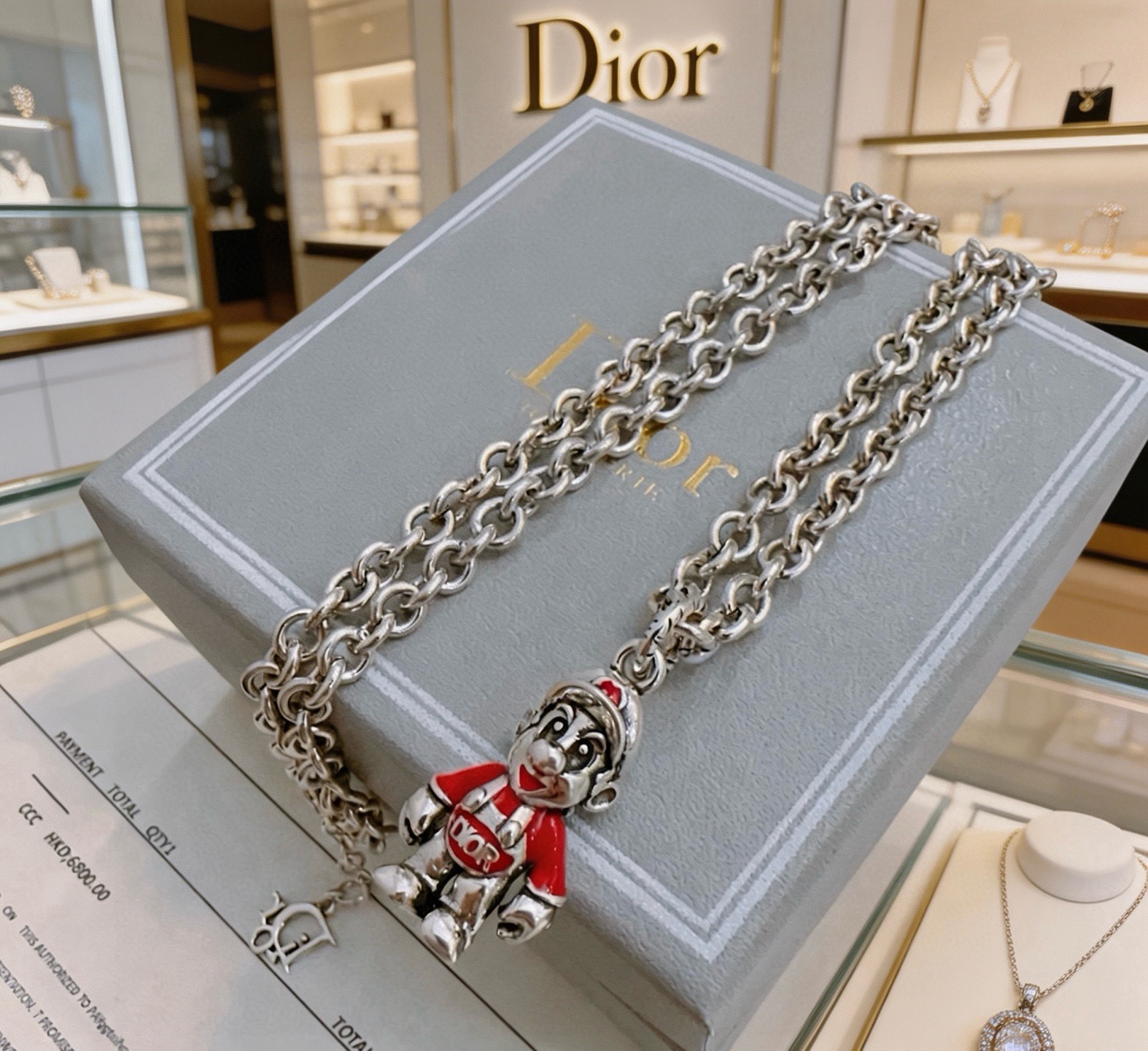 迪奥 Dior 传世高定珠宝耳环项链戒指首饰 #79B62228 7