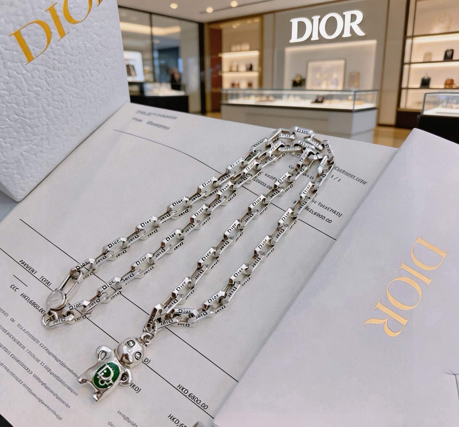 迪奥 Dior 传世高定珠宝耳环项链戒指首饰 #C309FC8B 6